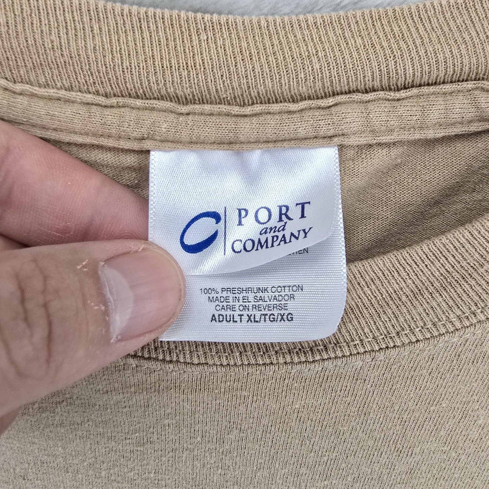Port & Company Vintage Sky Warrior Spot On Shirt XL CJTF Afghanistan Y2K Size US XL / EU 56 / 4 - 6 Thumbnail