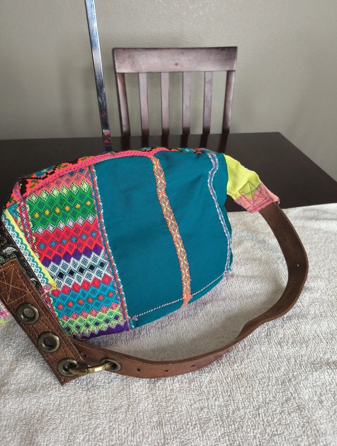 Other Bag Handmade Repurposed Vintage Cross The Body Size ONE SIZE - 4 Thumbnail