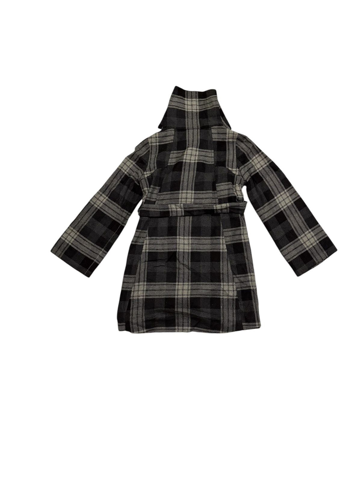 Zara Zara Longline Belted Wool Blend Coat Black Gray Size US L / EU 52-54 / 3 - 9 Thumbnail