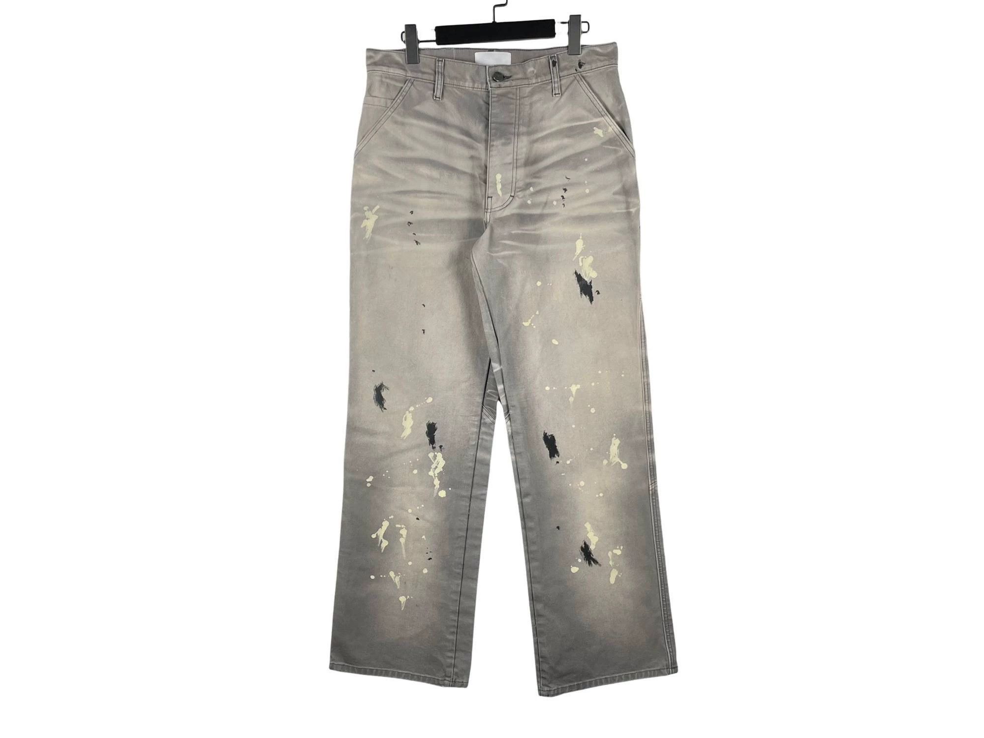 ALEXANDER DIGENOVA AD Painter Pants SS26 Distressed Washed Ink - Splatter 30 Size US 30 / EU 46 - 1 Thumbnail