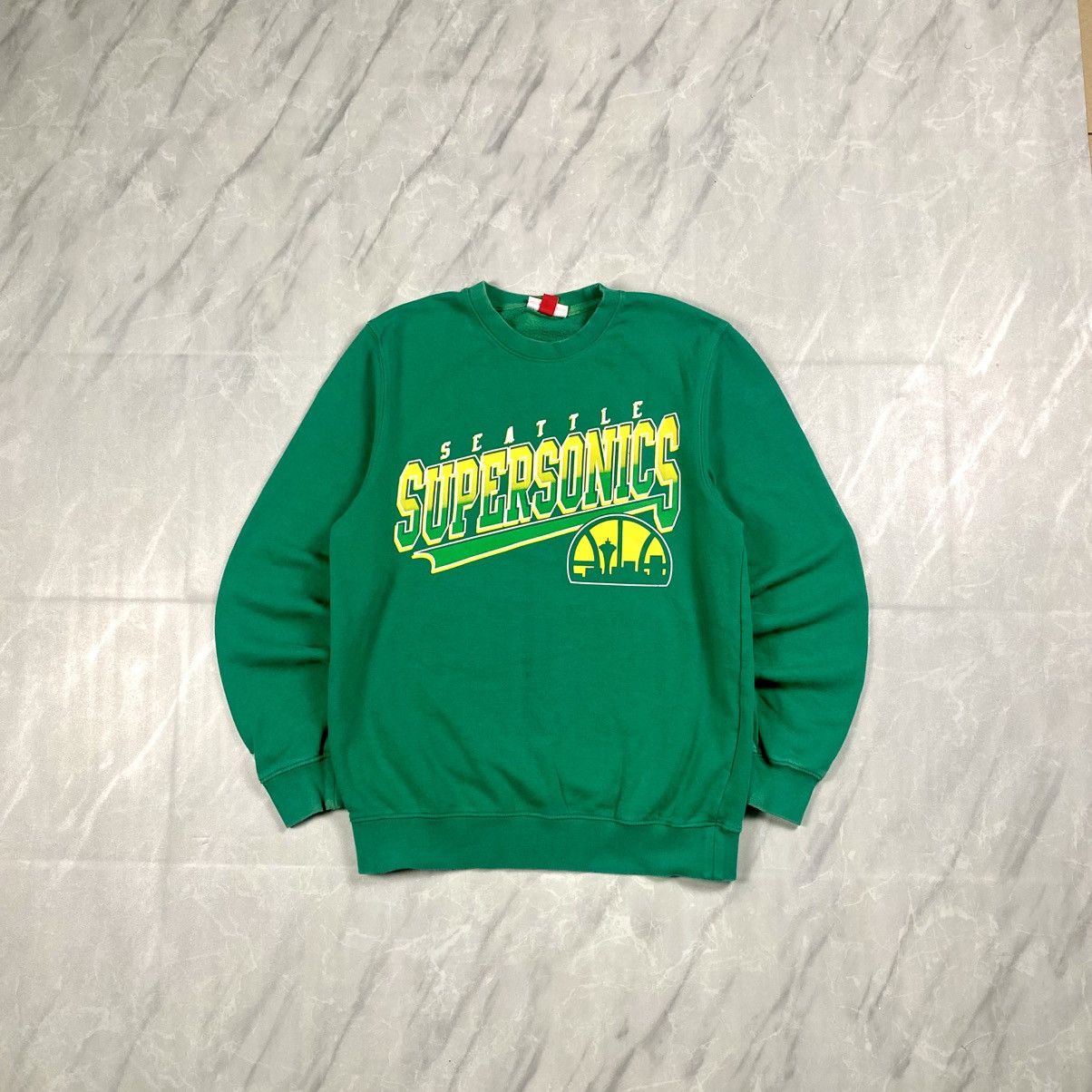 Mitchell & Ness Seattle Supersonics Crewneck Size US M / EU 48-50 / 2 - 1 Thumbnail