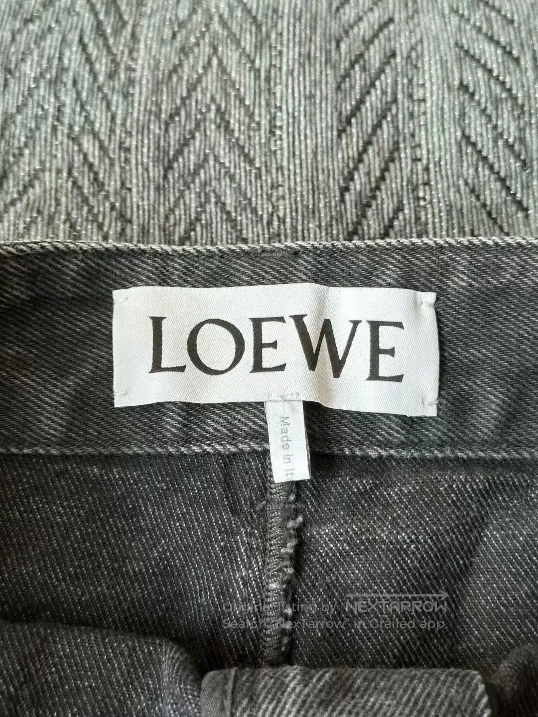 Loewe loewe embroidered logo denim pants. Size US 38 / EU 54 - 4 Thumbnail