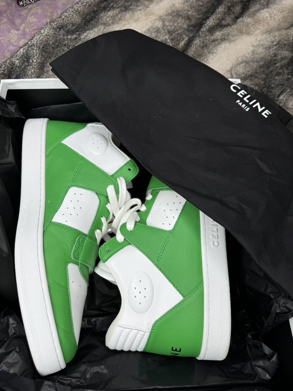 Celine Celine Paris Trainer Calfskin Size US 12 / EU 45 - 22 Thumbnail