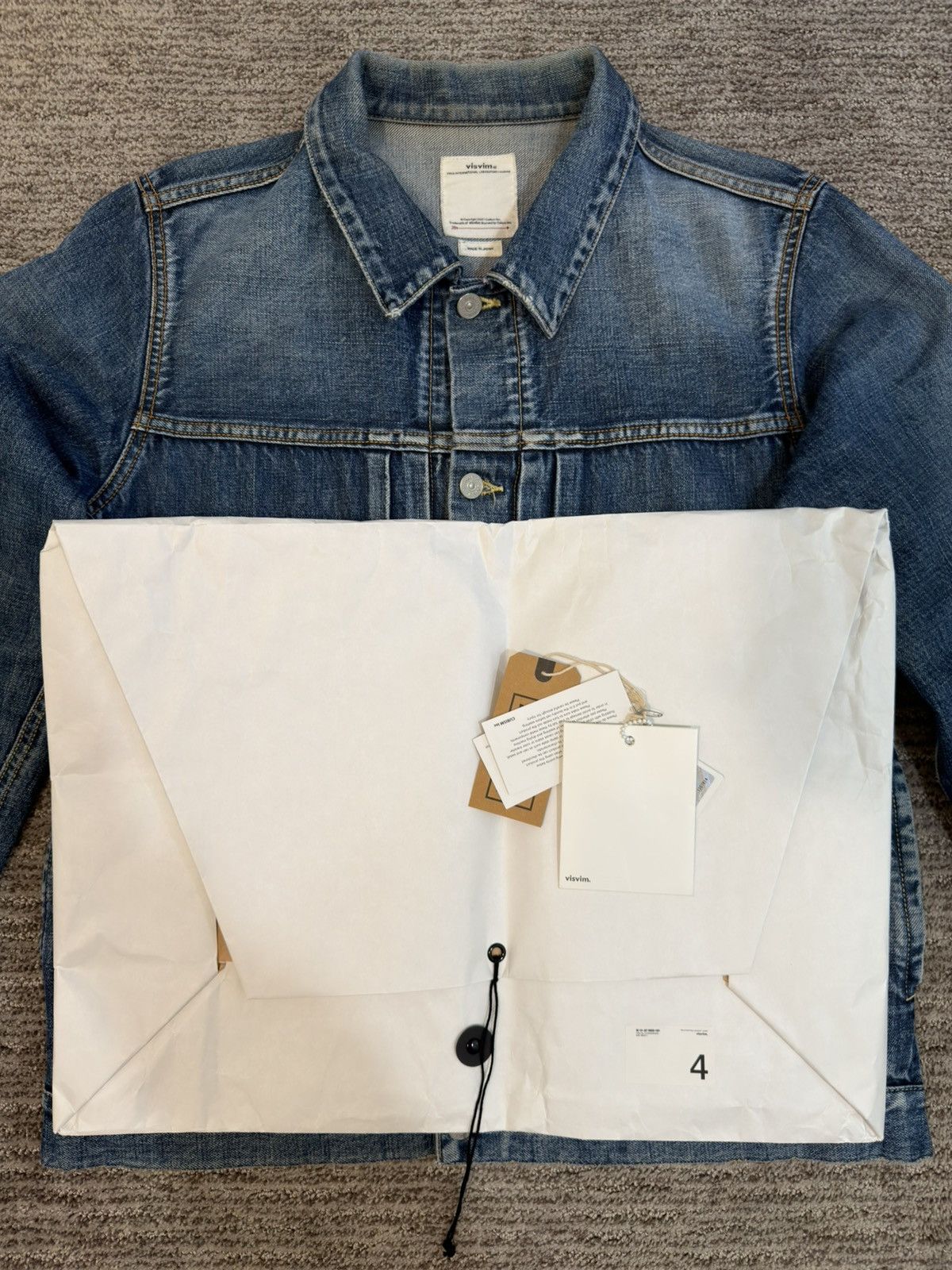 Visvim Visvim D1001 Denim Jacket - Size 4 – Hand Distr Size US XL / EU 56 / 4 - 21 Thumbnail