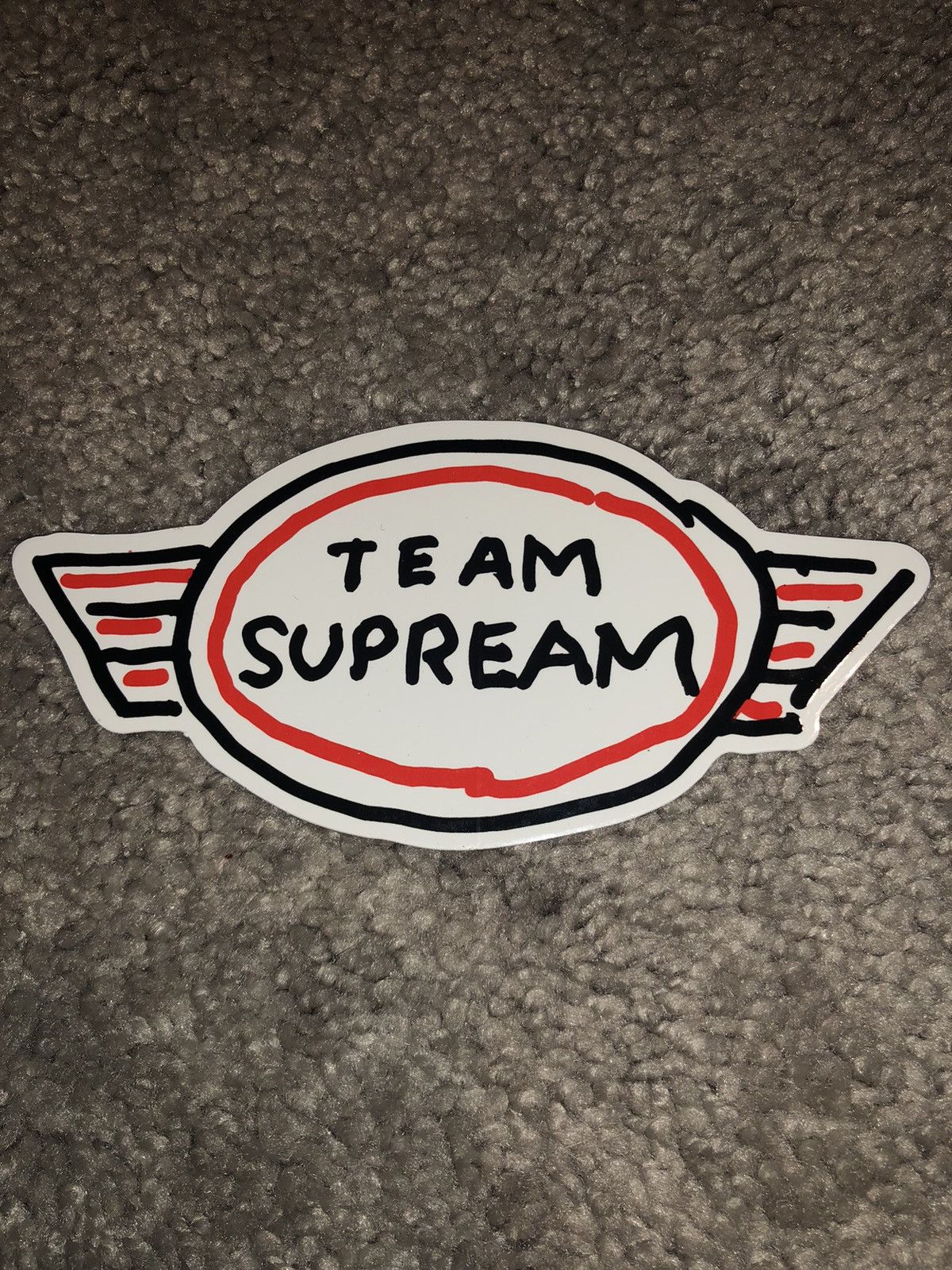 Supreme Supreme “Team Supream” Sticker Size ONE SIZE - 1 Thumbnail