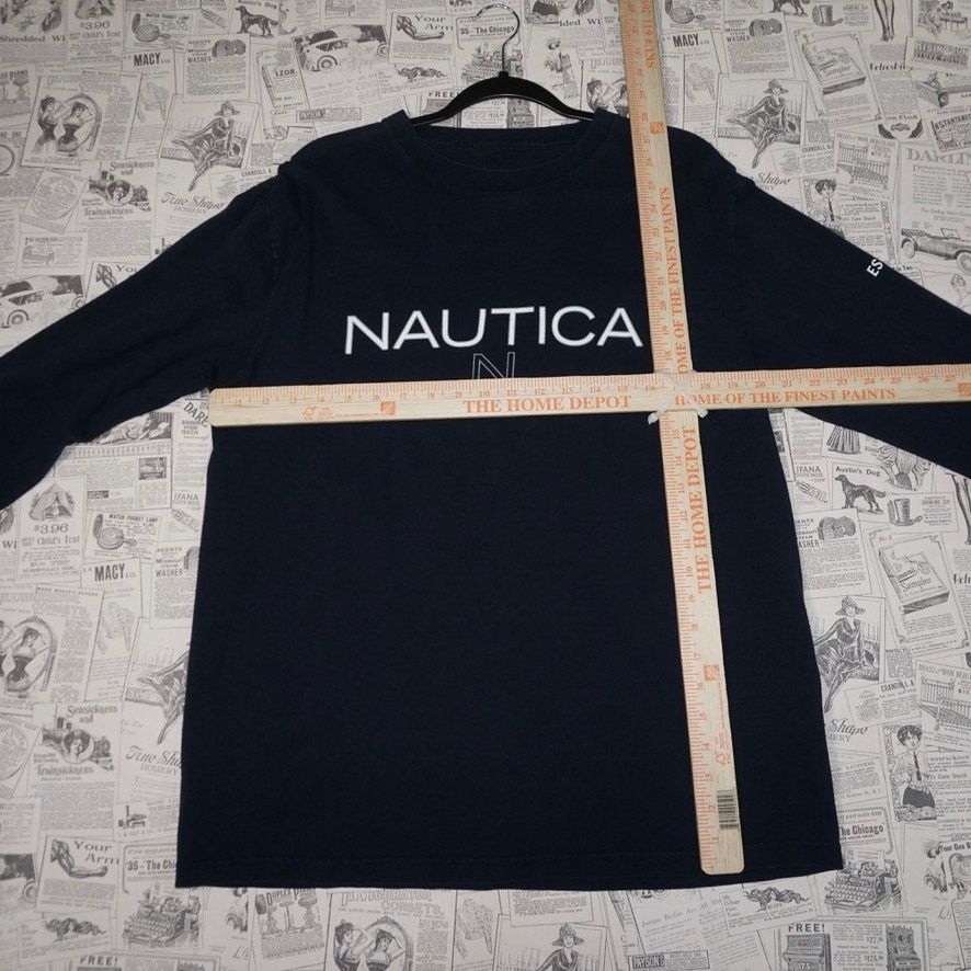 Nautica XL - Vintage Y2K Nautica spell out 2000s long sleeve T-shirt Size US XL / EU 56 / 4 - 4 Thumbnail