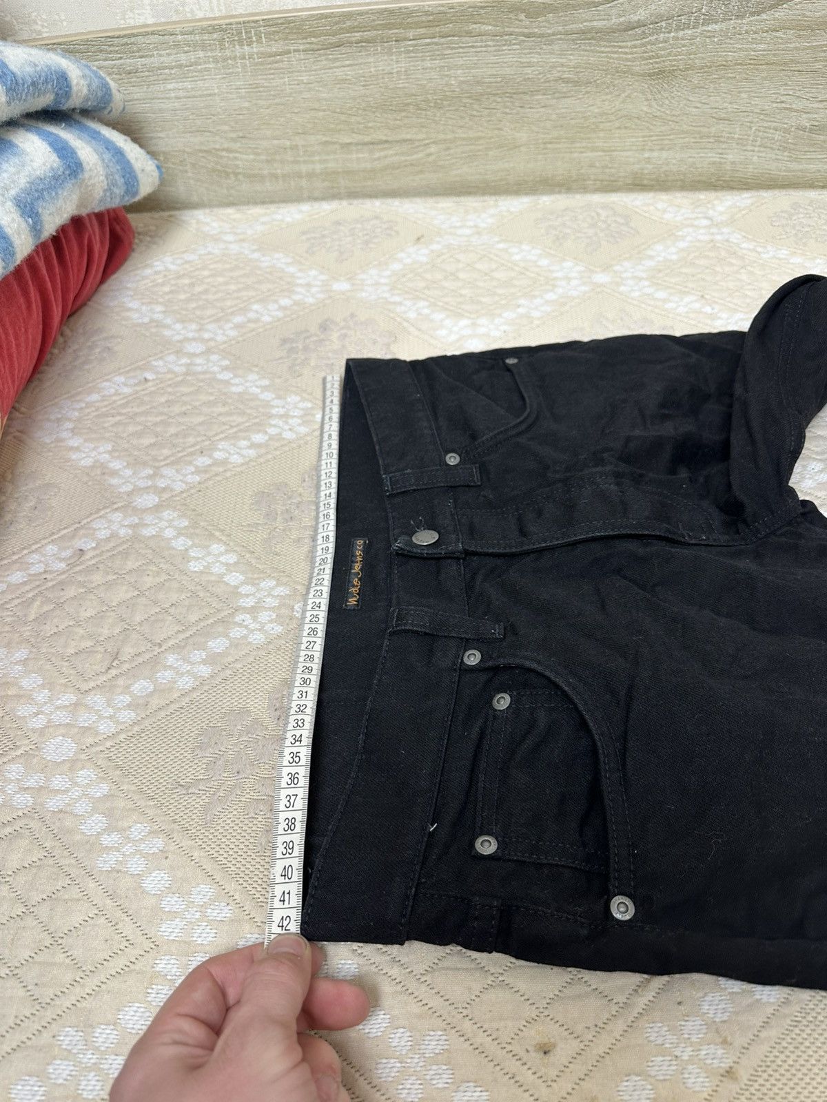 Nudie Jeans 🔥 Nudie Jeans Solid Denim Jeans Pants Trousers Black 33x32 Size US 33 - 9 Thumbnail