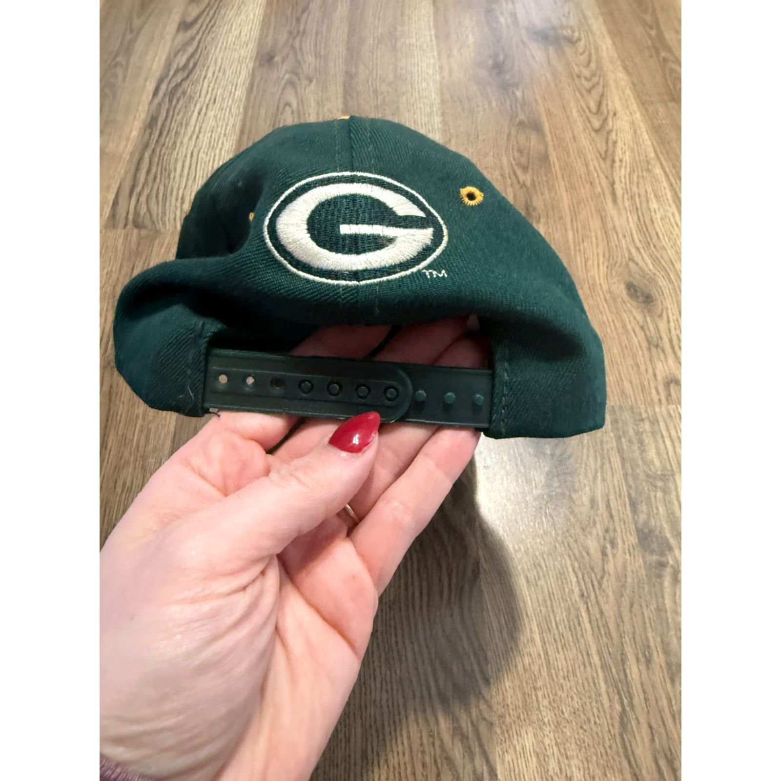 NFL NFL Team Apparel Baseball Cap Men Green Bay Packers Green Gold White Size ONE SIZE - 4 Thumbnail