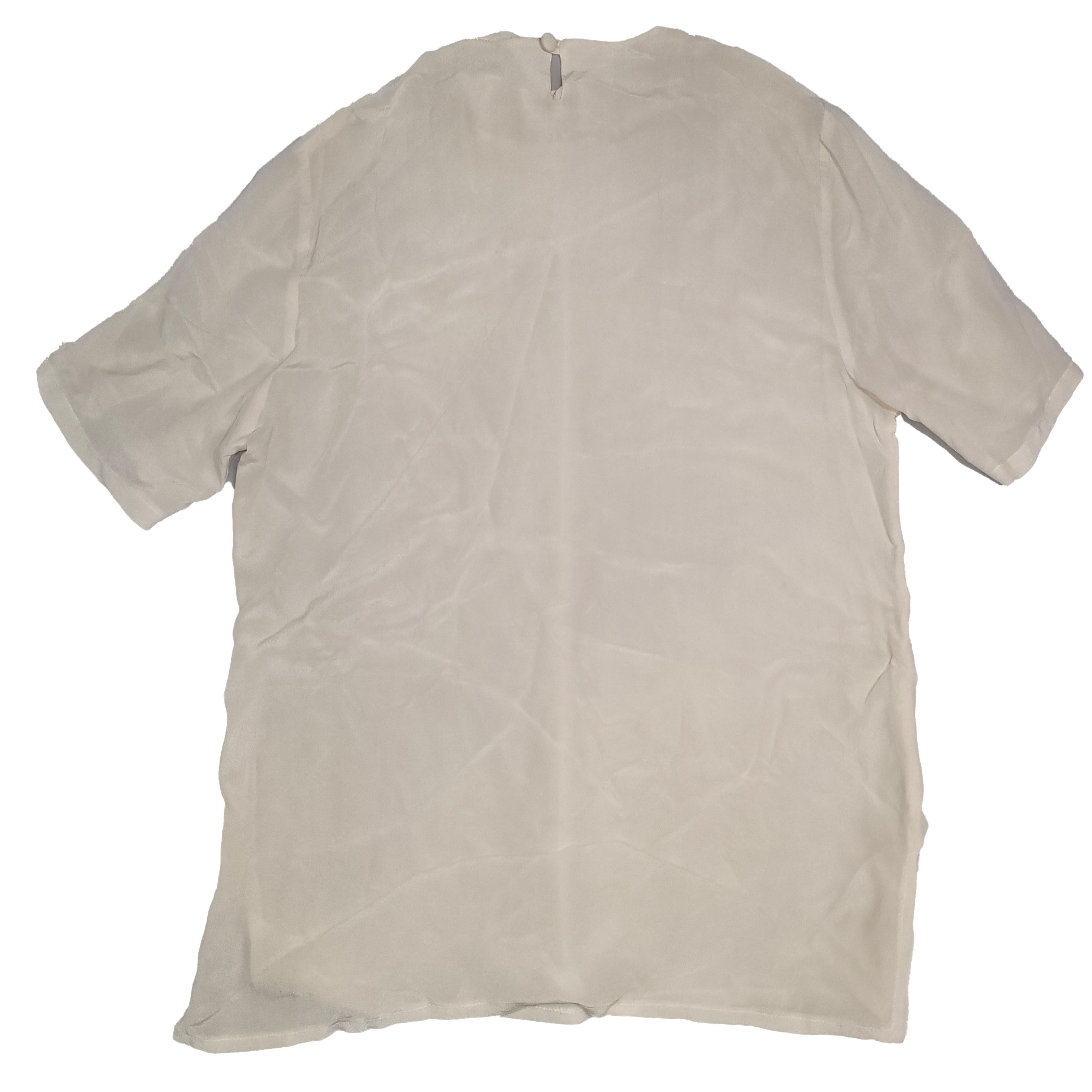Other Women's 100% Silk Size XL Short Sleeve Top Shirt SDK403 Size XL / US 12-14 / IT 48-50 - 2 Thumbnail