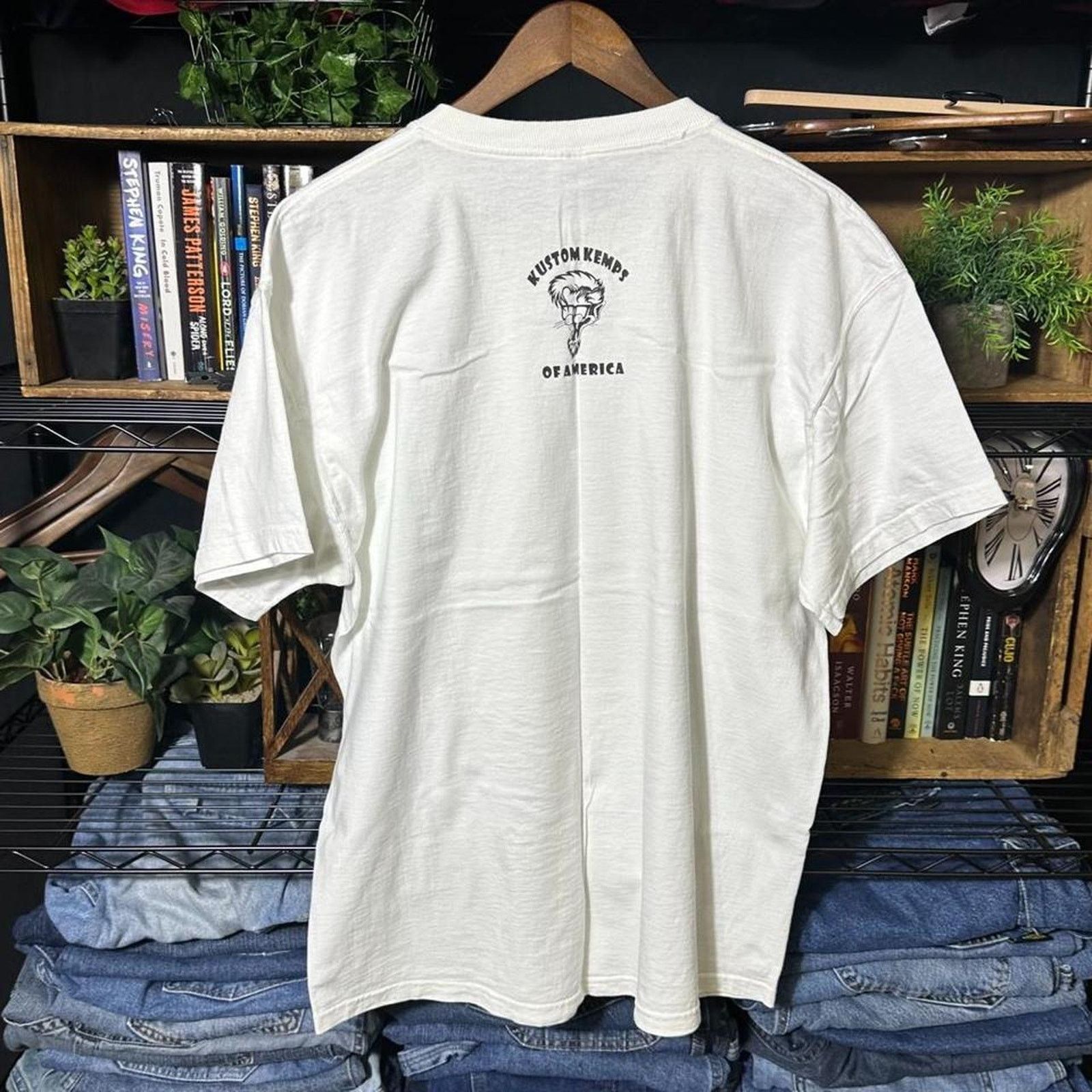 Fruit Of The Loom Vintage Y2K Stray Kat Car Show Tee XL Cartoon Graphic Shirt Size US XL / EU 56 / 4 - 2 Thumbnail