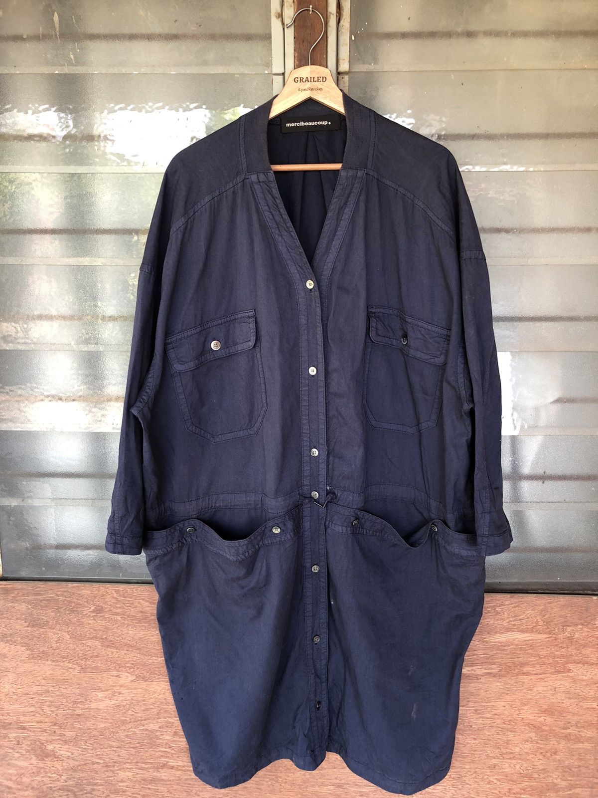 mercibeaucoup Vintage Mercibeaucoup by Issey Miyake Long Jacket Size US L / EU 52-54 / 3 - 4 Thumbnail