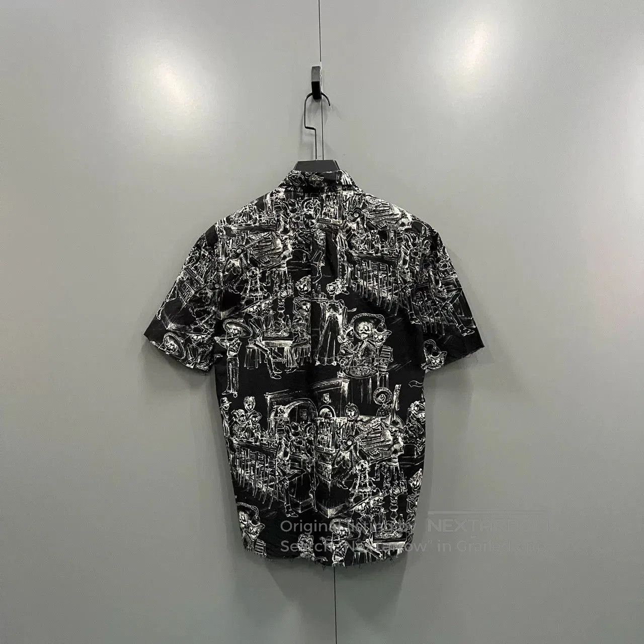 Saint Laurent Paris Saint Laurent Skull Party Print Shirt. Size US M / EU 48-50 / 2 - 2 Thumbnail