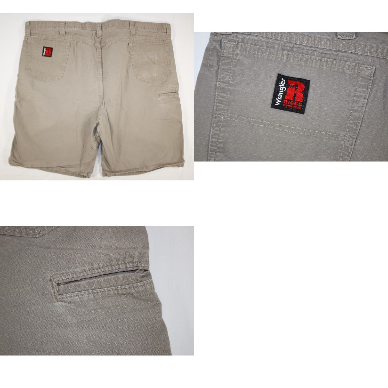 Wrangler Wrangler Riggs Workwear Shorts Men's 46 Technician Ripstop Canvas 3W345DK Brown Size US 30 / EU 46 - 8 Thumbnail