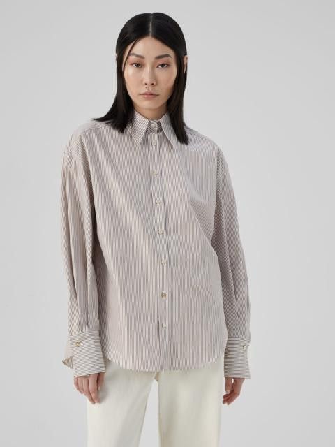 Brunello Cucinelli o1la1rc1a0325 Shirt in Brown Size S / US 4 / IT 40 - 1 Thumbnail