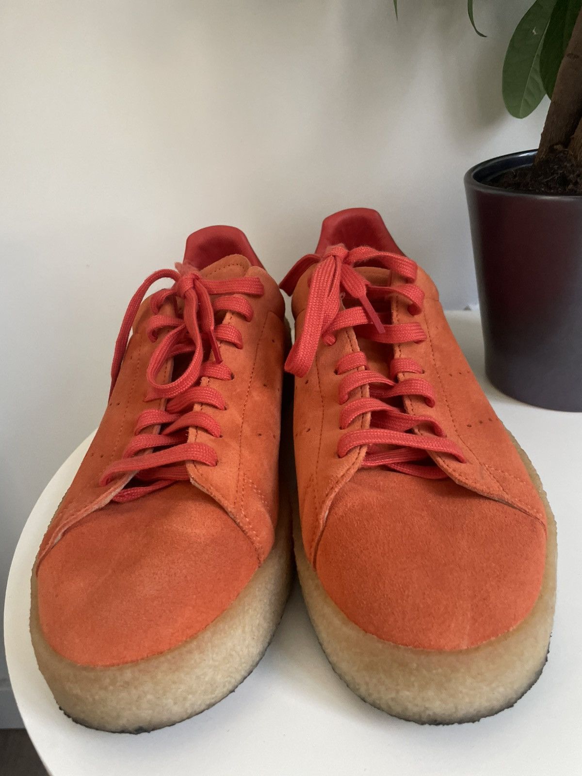 Adidas Men Size 9.5 adidas Stan Smith Crepe Craft Orange - FZ6445 Size US 9.5 / EU 42-43 - 6 Thumbnail