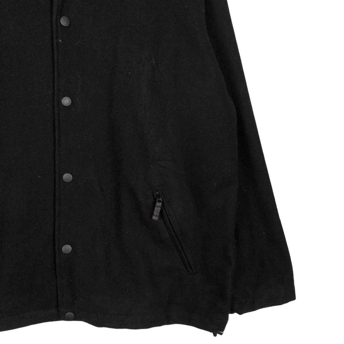 Stussy 🔥VINTAGE STUSSY WOOL JACKET BIKER RICH BLACK Size US L / EU 52-54 / 3 - 5 Thumbnail