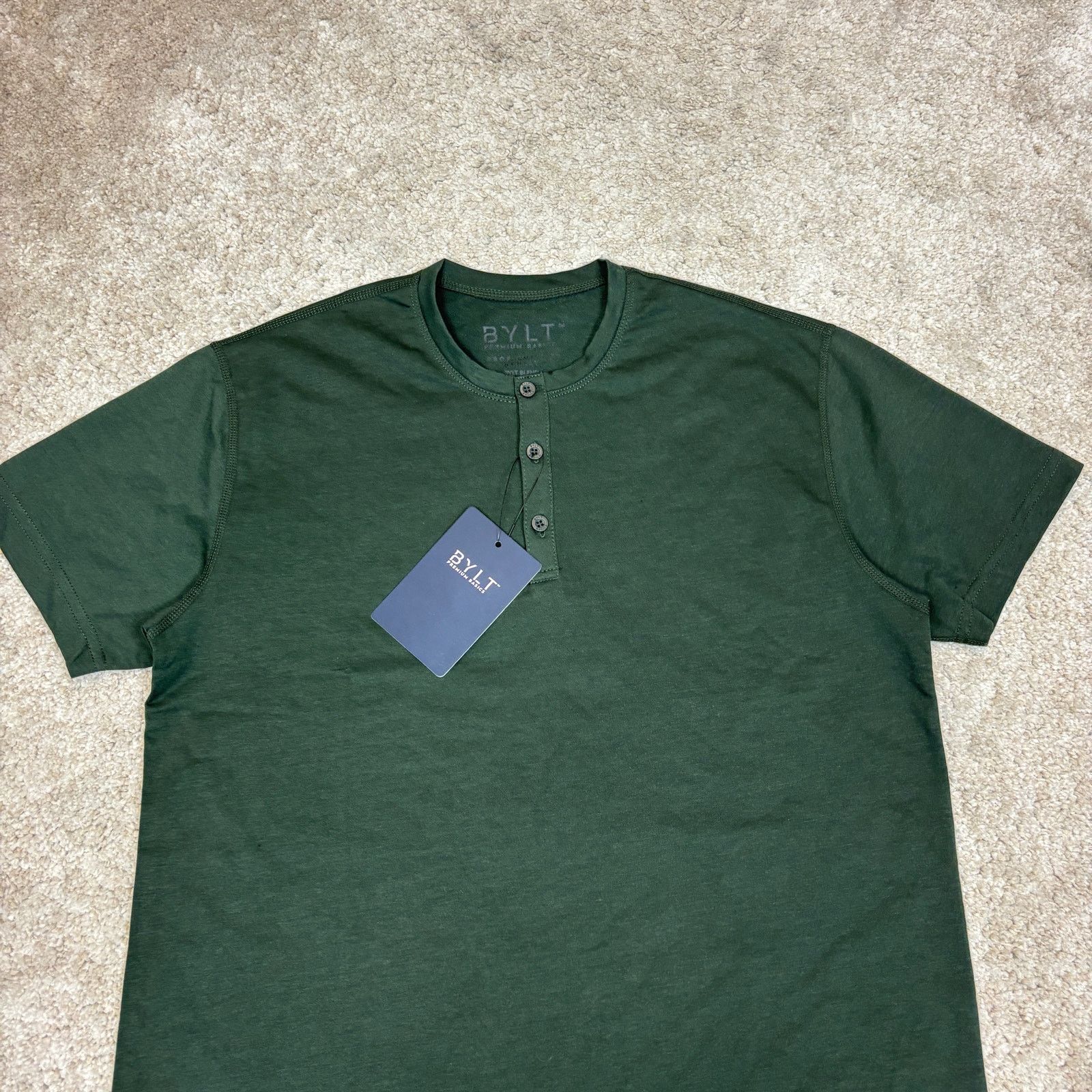 Other NWT Bylt Henley Drop Cut Short Sleeve Shirt Men's Small Size US S / EU 44-46 / 1 - 2 Thumbnail