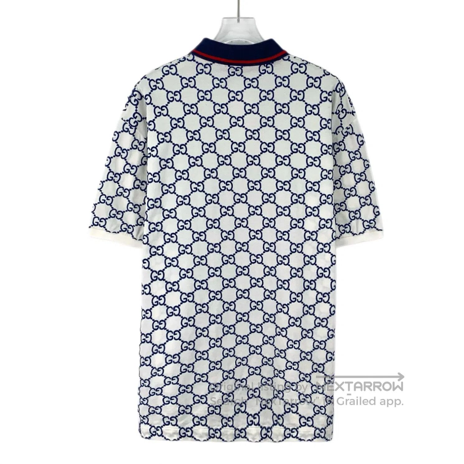 Gucci Guicci Colorful Logo Jacquard Full Print Cotton Collared S Size US XXL / EU 58 / 5 - 2 Thumbnail