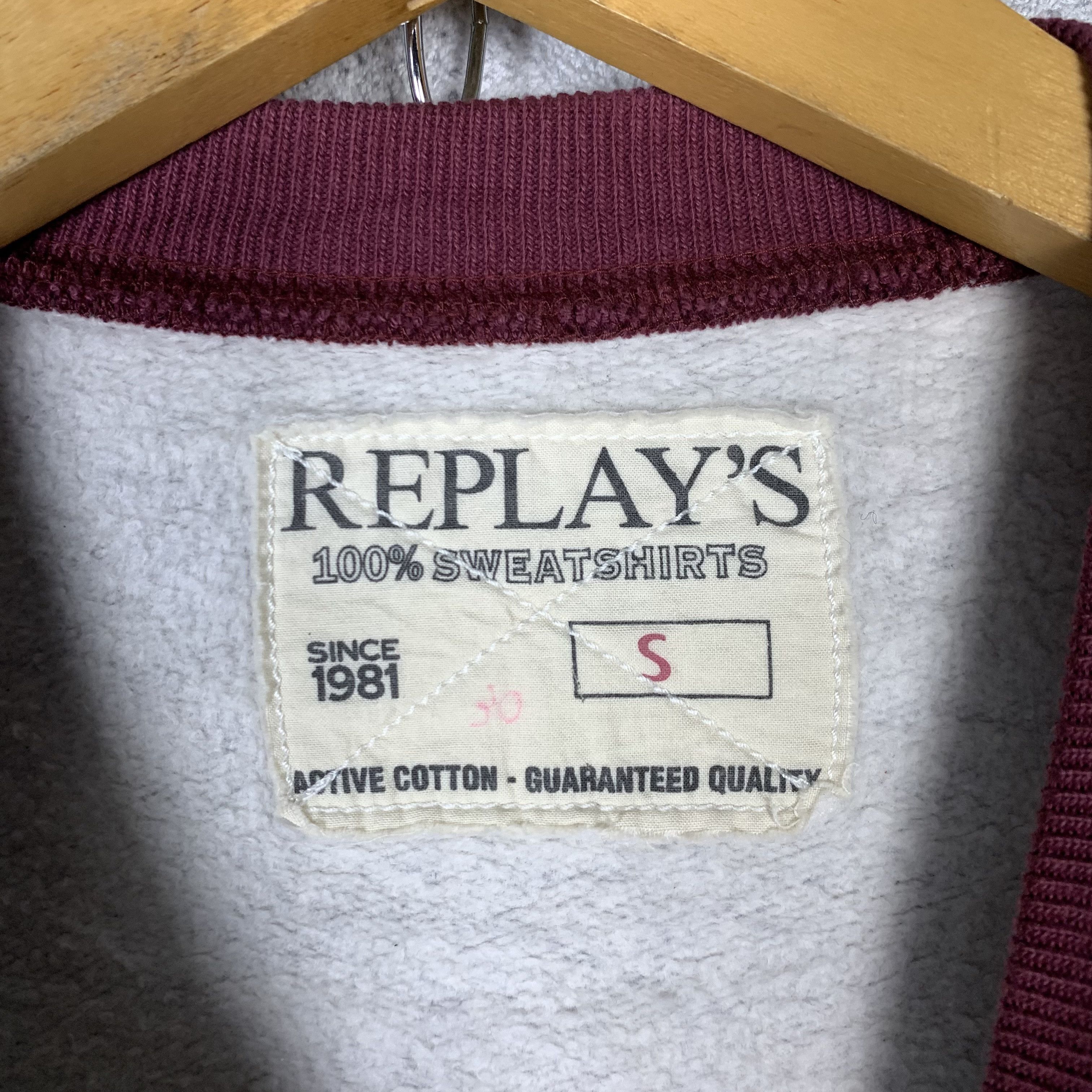 Replay Replay's Sweatshirt Crewneck Loopwheeled Size US S / EU 44-46 / 1 - 6 Thumbnail