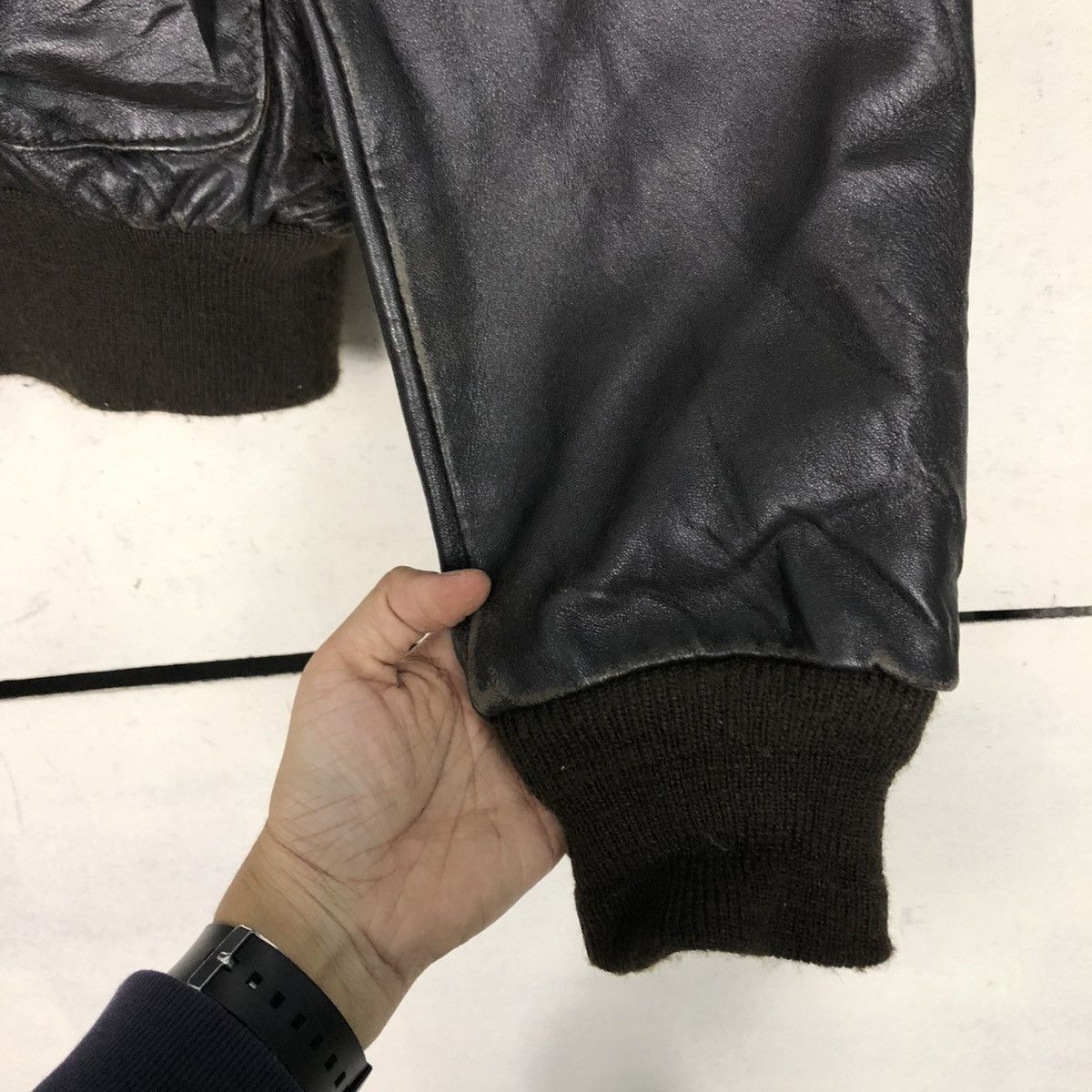 Schott 🔥VINTAGE BIKER LEATHER JACKET SCHOTT MADE IN USA BLANKET Size US M / EU 48-50 / 2 - 17 Thumbnail