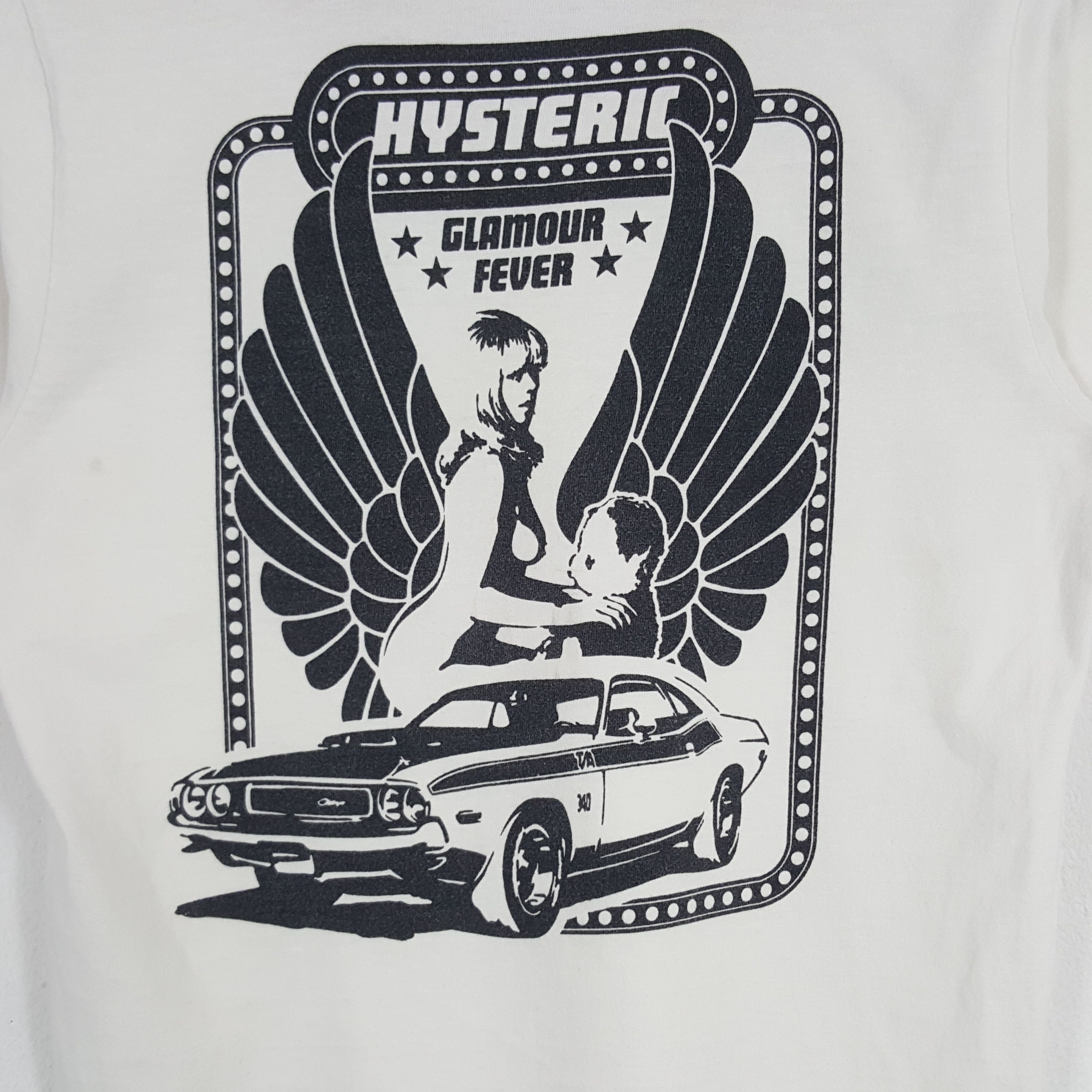 Hysteric Glamour Vintage Hysteric Glamour Fever Japanese Racing Parody Tshirt Size US S / EU 44-46 / 1 - 2 Thumbnail