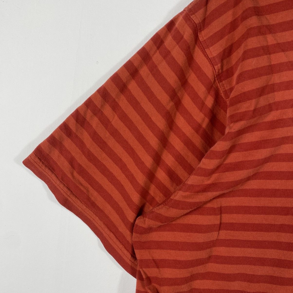 Patagonia Vintage 00's PATAGONIA Small Logo Red Striped Tee Shirt Size US L / EU 52-54 / 3 - 2 Thumbnail
