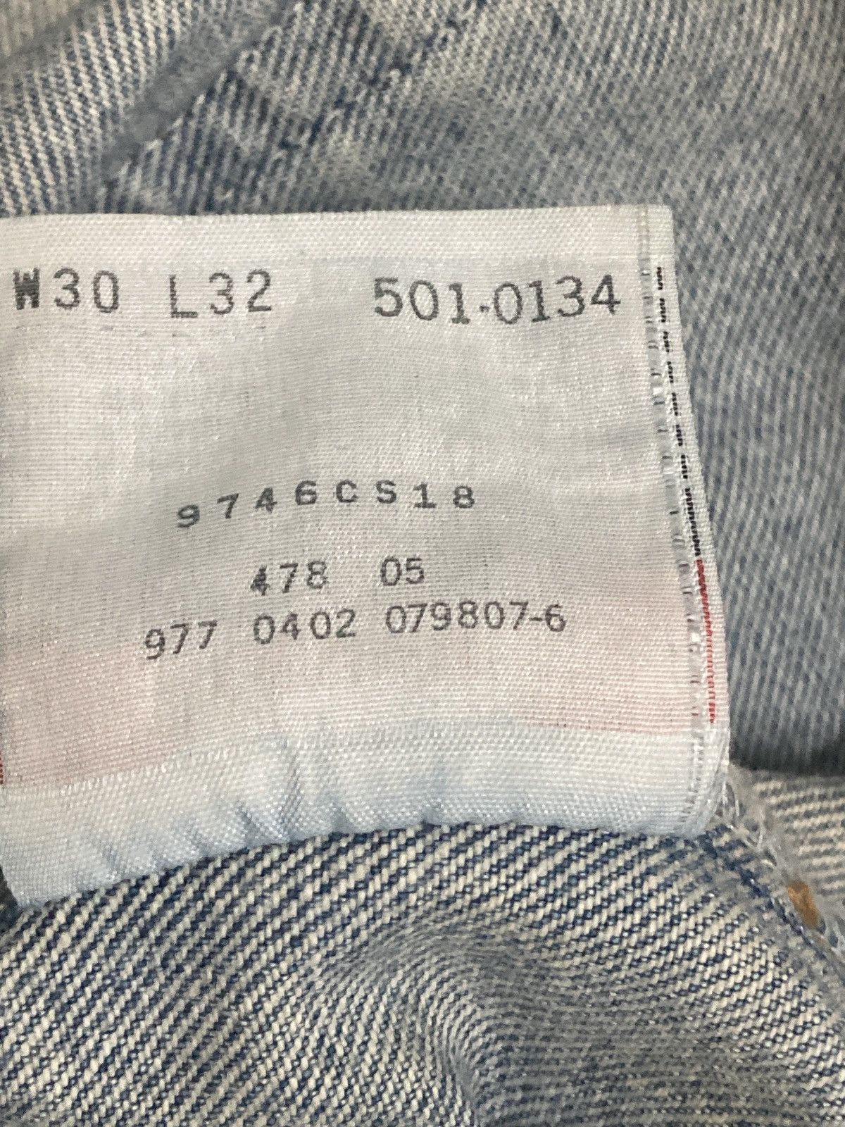 Levi's Vintage Y2K Levis 501 jeans Made in Honduras for Men Size US 30 / EU 46 - 7 Thumbnail