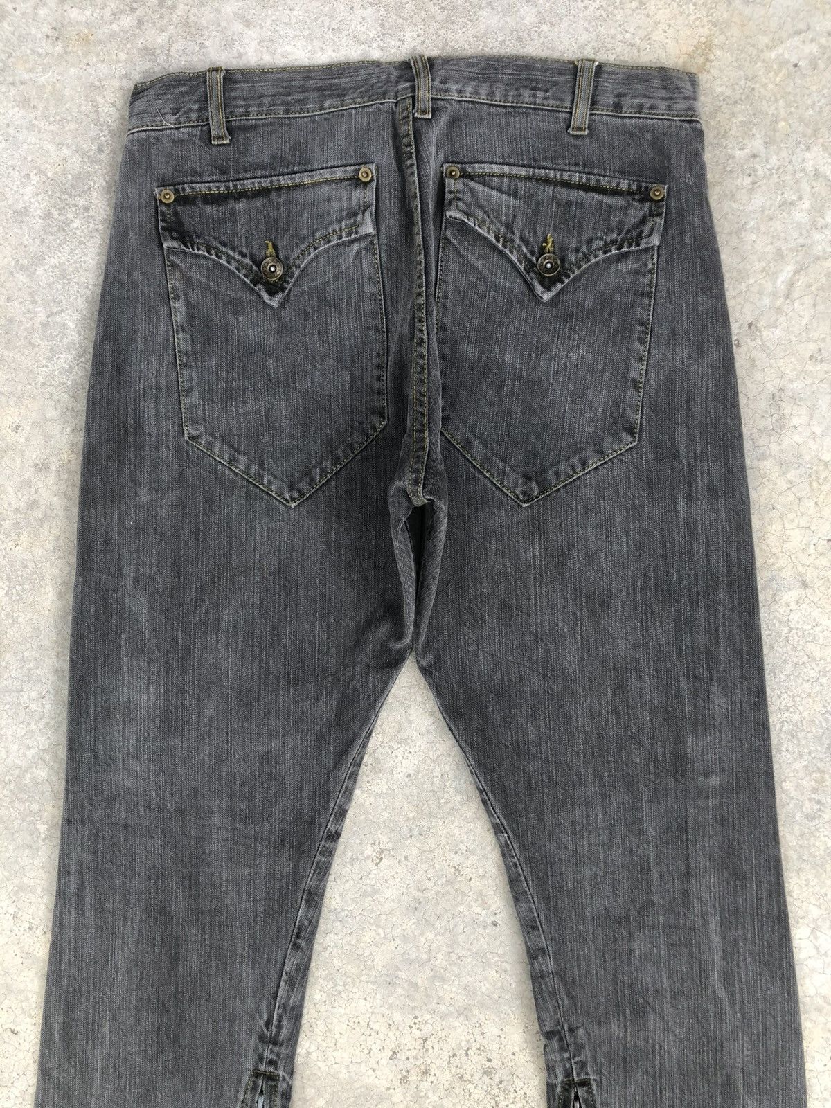 If Six Was Nine Japanese One After Flared Jeans Distressed Jeans Size US 33 - 8 Thumbnail