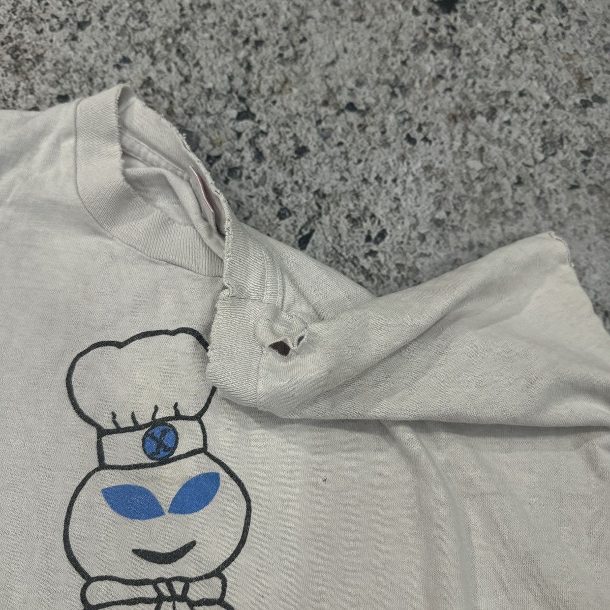 Vintage 90s Doughboy Thrashed Mobtown Chicago Shirt ERD Grunge Size US XL / EU 56 / 4 - 25 Thumbnail