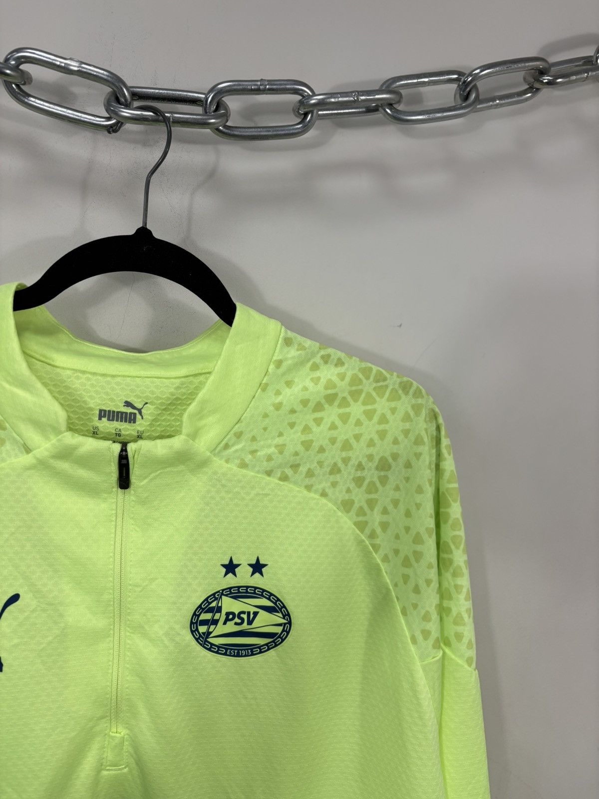 Nike Nike PSV Eindhoven 1/4 Zip Football Soccer Training Jacket Size US XL / EU 56 / 4 - 4 Thumbnail