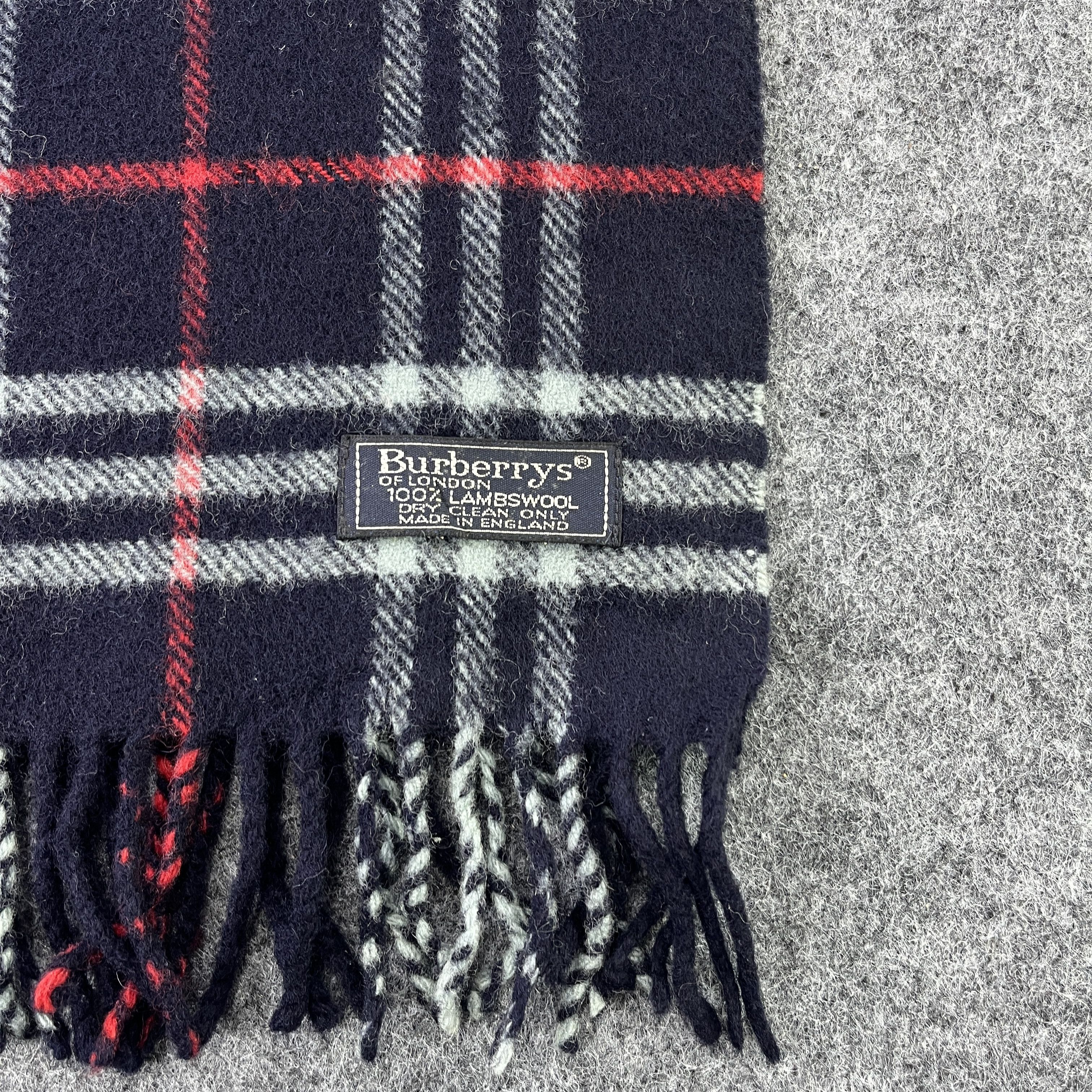 Burberry × Vintage Burberry Scarf / Muffler / Neckwear T785 Size ONE SIZE - 5 Thumbnail
