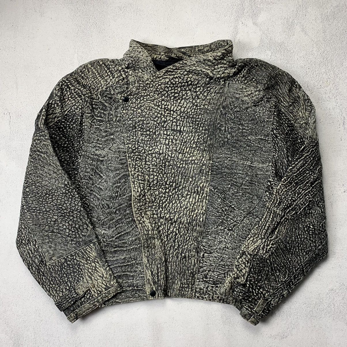 Vintage Fantasia Genuine Leather Biker Punk Style Rock Roll