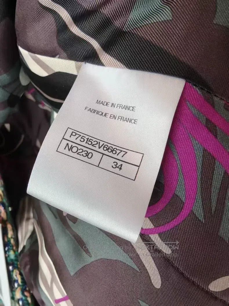 Chanel Chanel Green jacket Size XXS / US 00 / IT 34 - 3 Thumbnail