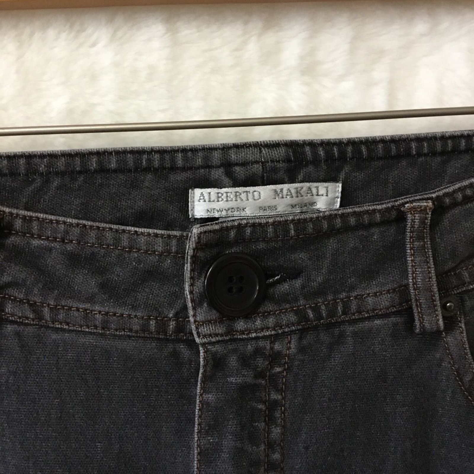 Other Alberto Makali Black Straight leg Jeans Size 28" / US 6 / IT 42 - 3 Thumbnail