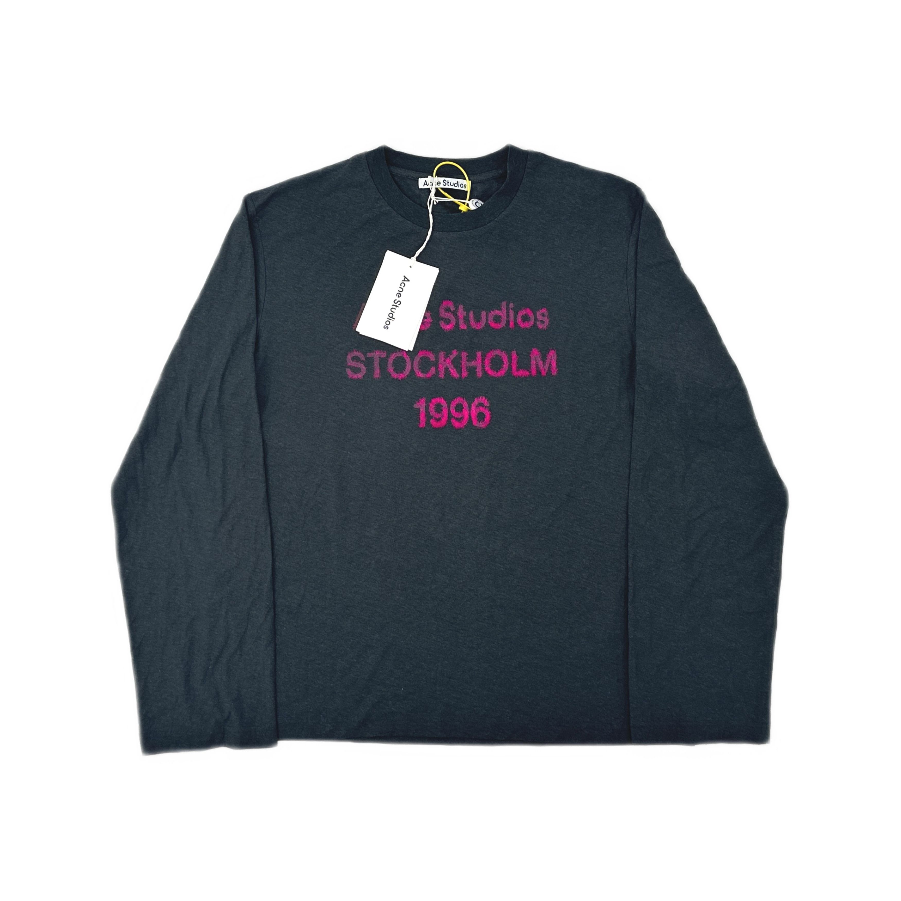 Acne Studios Acne Studios 1996 Logo Long Sleeve T-Shirt Size S Size US S / EU 44-46 / 1 - 1 Thumbnail