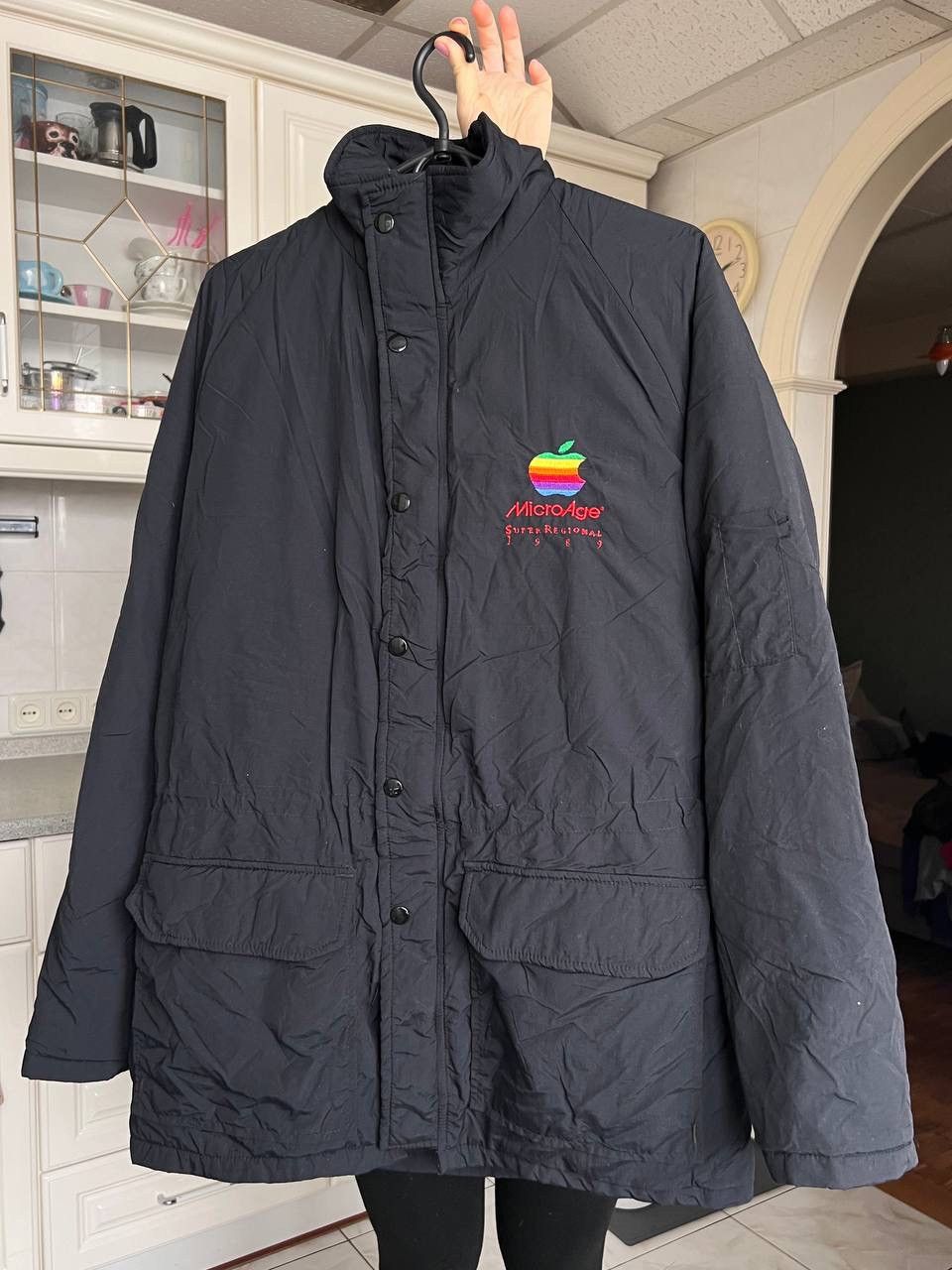 Apple Vintage 90s Apple Computers Windbreaker Zip Jacket 89/90 USA Size US M / EU 48-50 / 2 - 1 Thumbnail