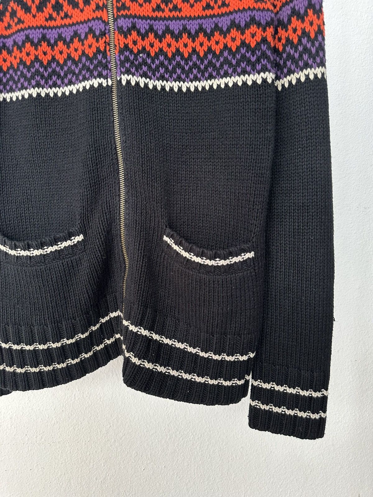 French Connection × Vintage Rare FCUK wool knitted zipper sweater Size US L / EU 52-54 / 3 - 11 Thumbnail