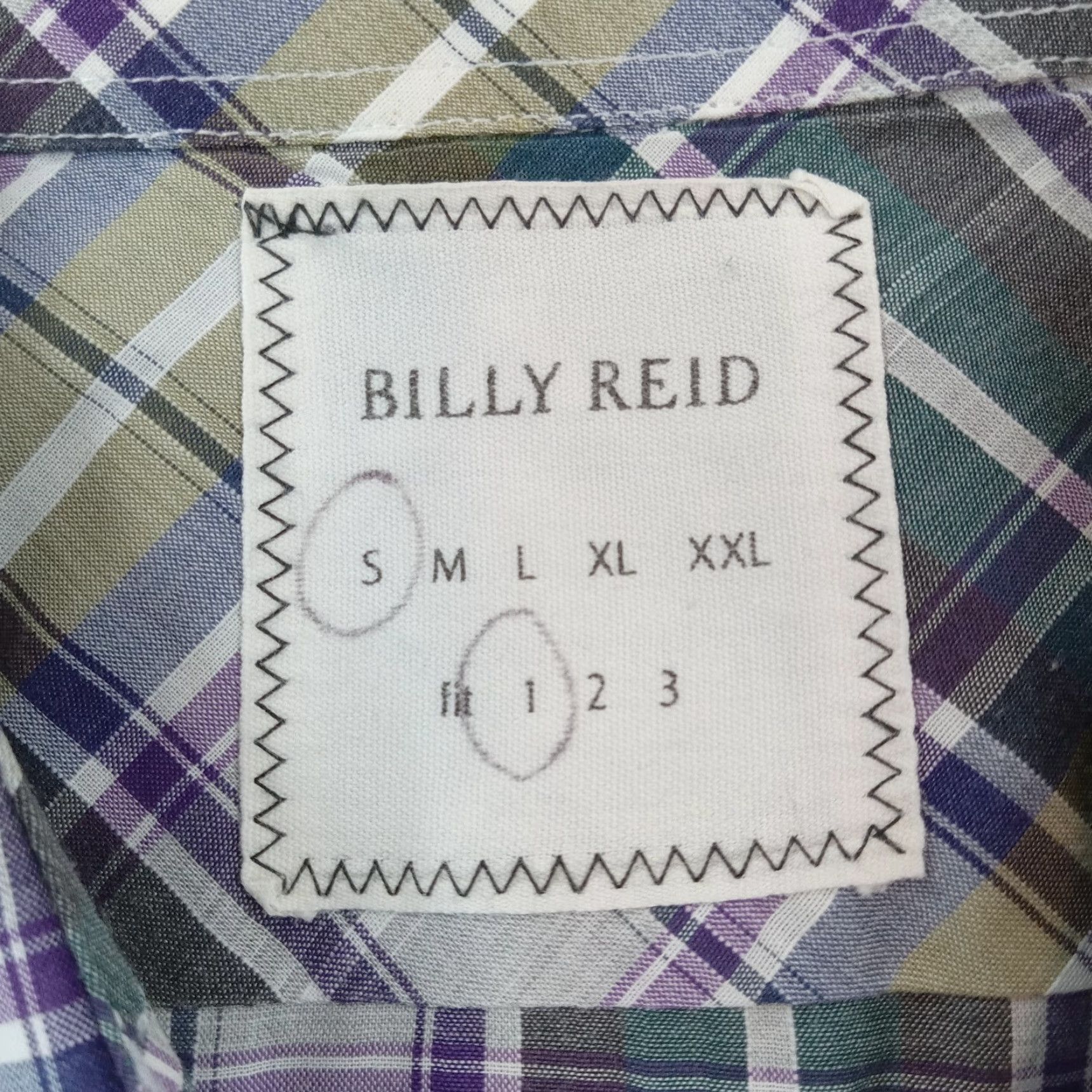 Billy Reid Billy Reid Shirt Mens Small Green Purple Plaid Long Sleeve Button Up Casual Size US S / EU 44-46 / 1 - 5 Thumbnail