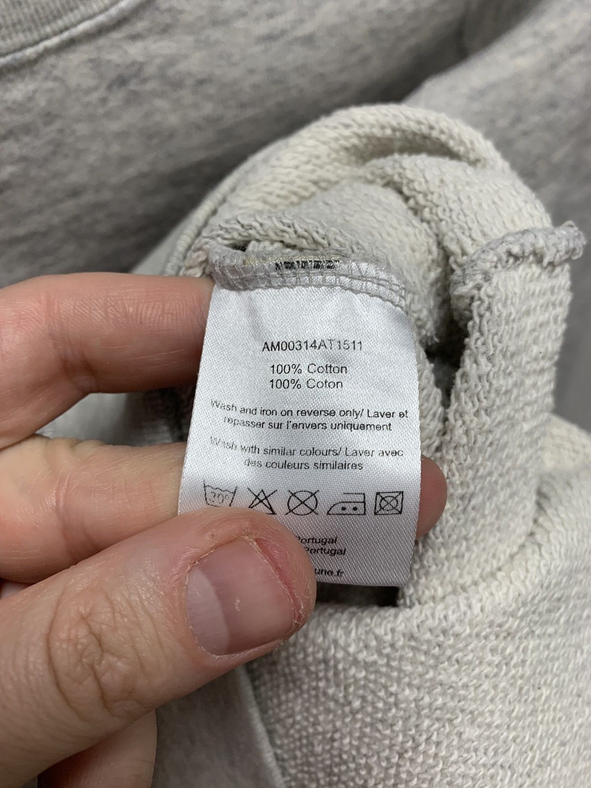 Maison Kitsune Maison Kitsune Romance grey sweatshirt M size Size US M / EU 48-50 / 2 - 4 Thumbnail