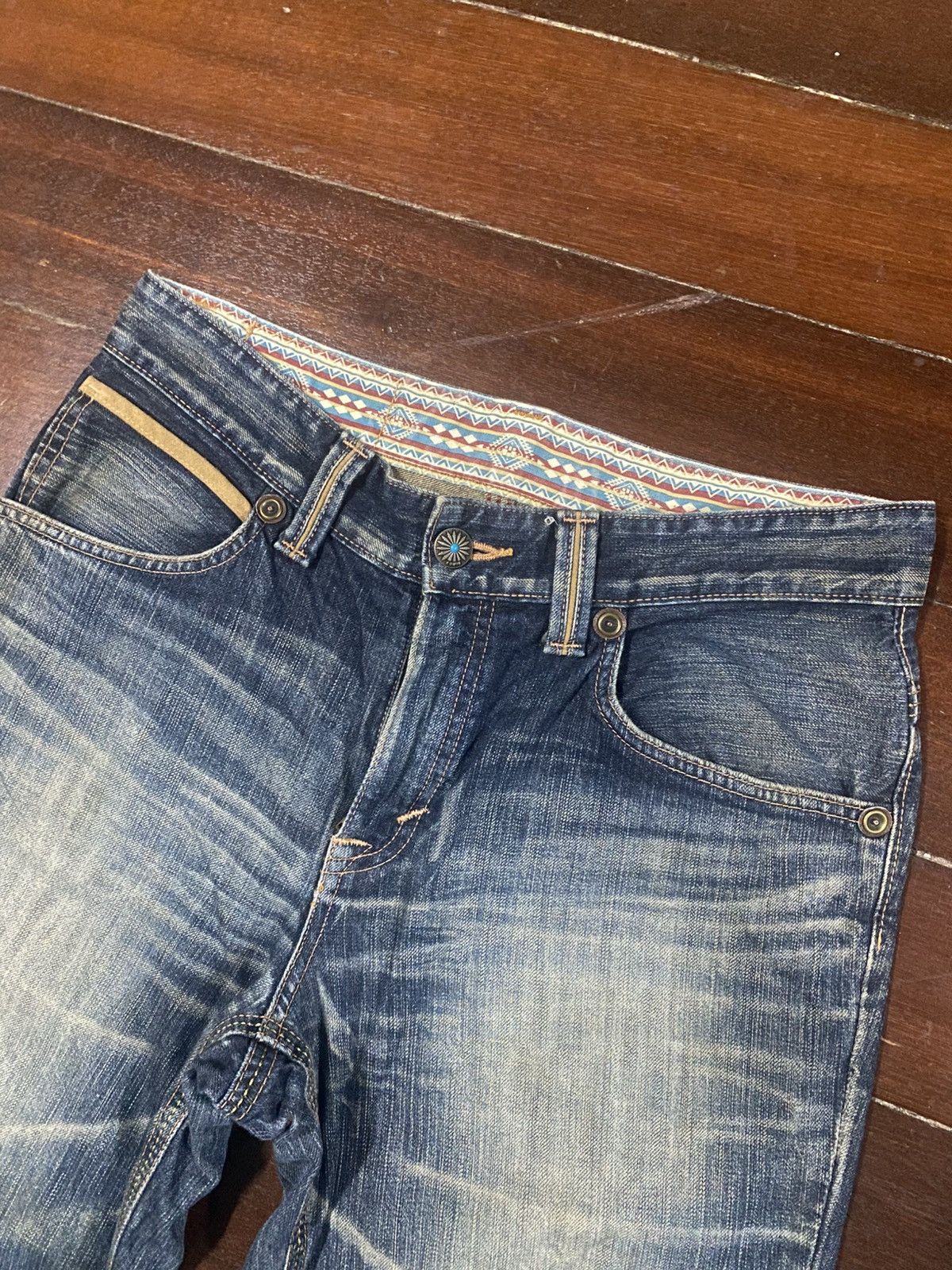 Edwin BAGGY DISTRESSED DENIM EDWIN EXCLUSIVE VINTAGE XU flare Size US 36 / EU 52 - 7 Thumbnail