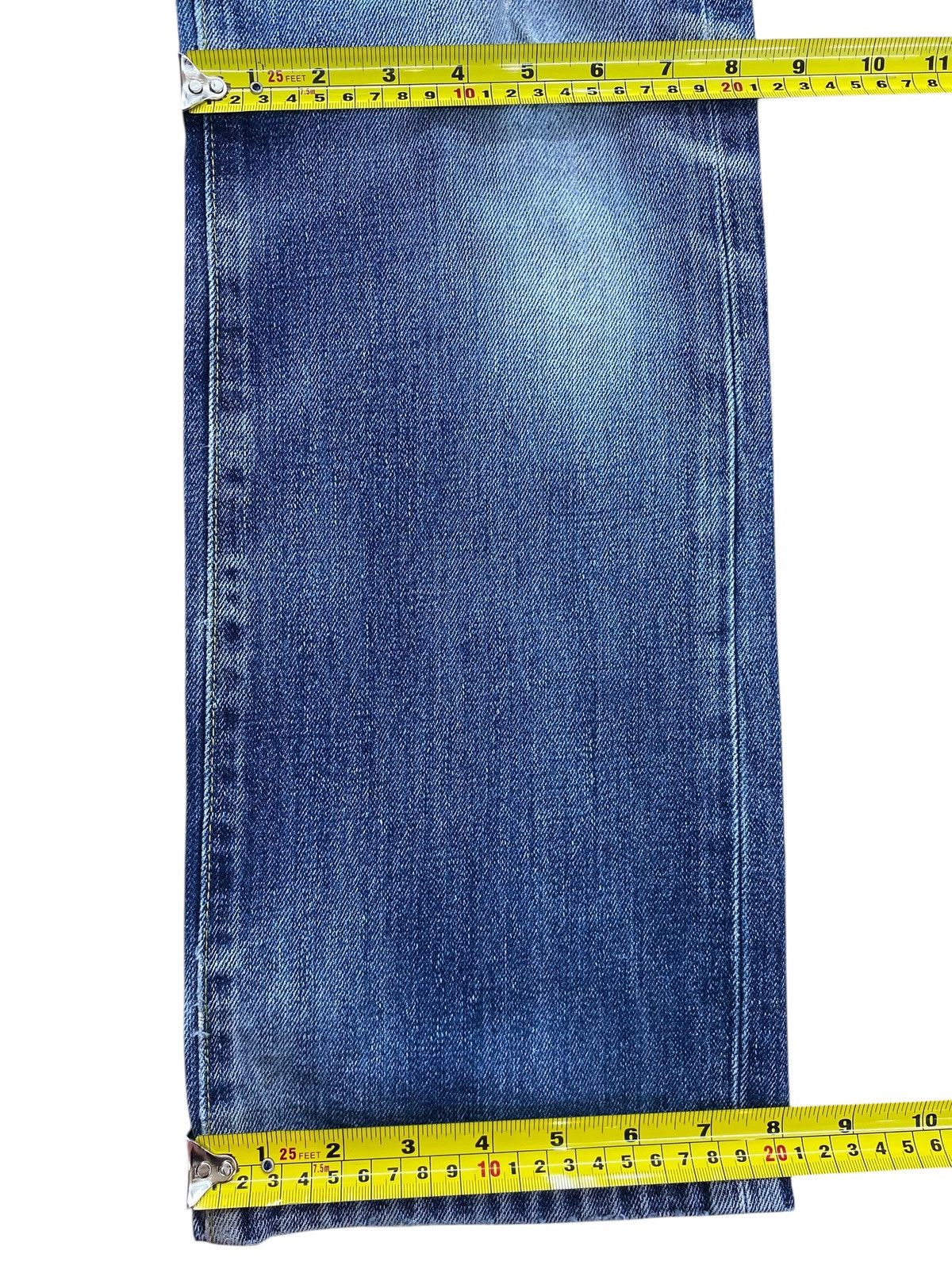 Japanese Brand Original Basic Light Wash Style Straight Leg Jeans Size US 30 / EU 46 - 9 Thumbnail