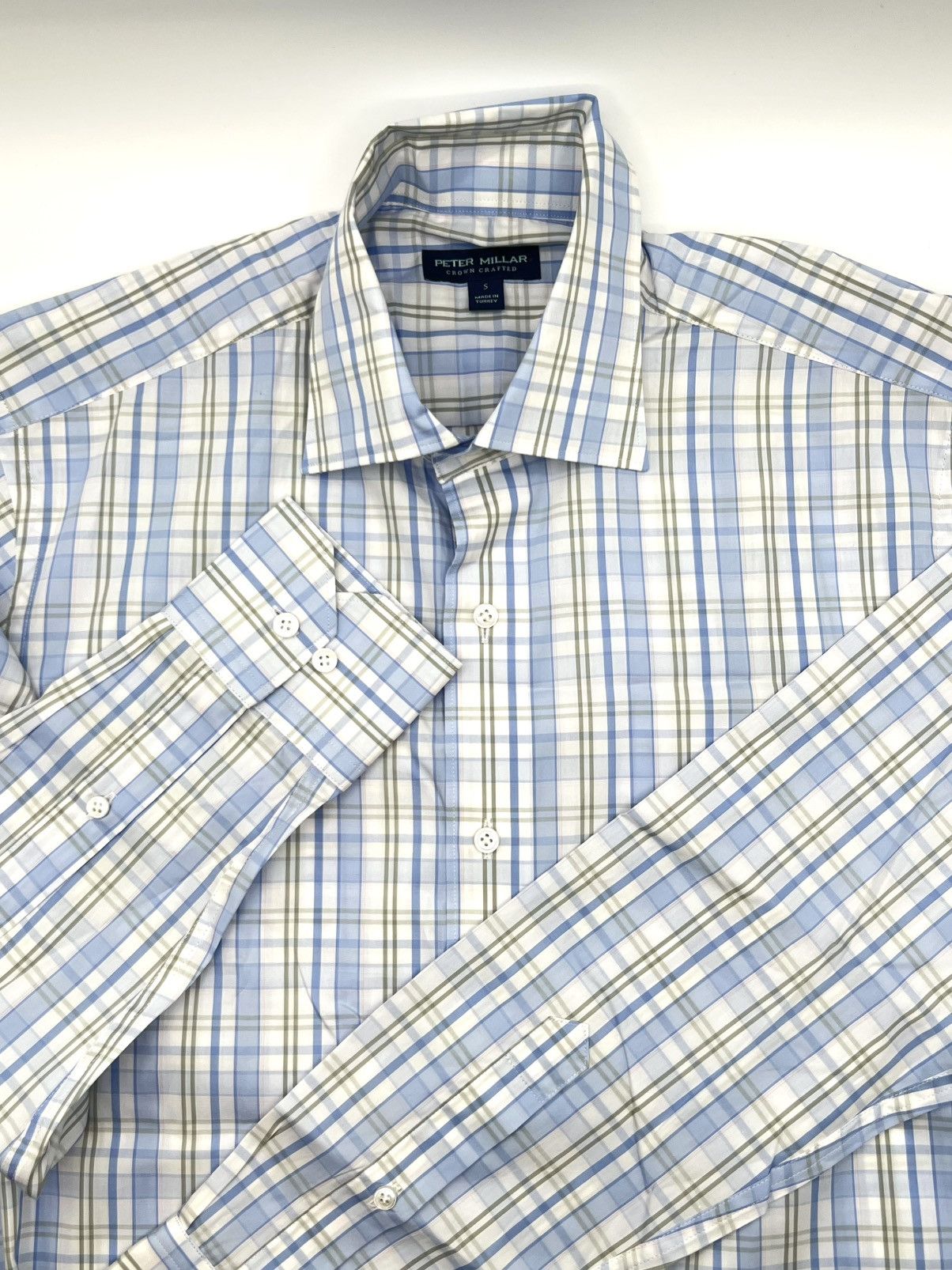 Peter Millar Peter Millar Crown Crafted Men's Viggo Sport Button Up SM Size US S / EU 44-46 / 1 - 4 Thumbnail