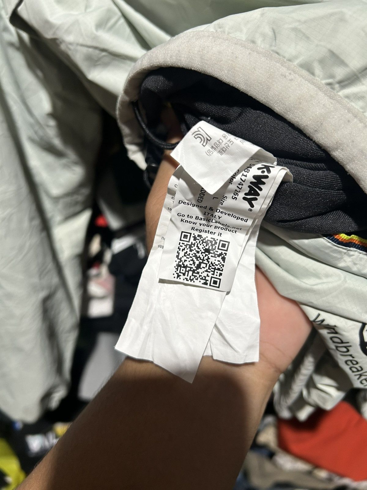 K-Way Kway jacket Size US L / EU 52-54 / 3 - 6 Thumbnail