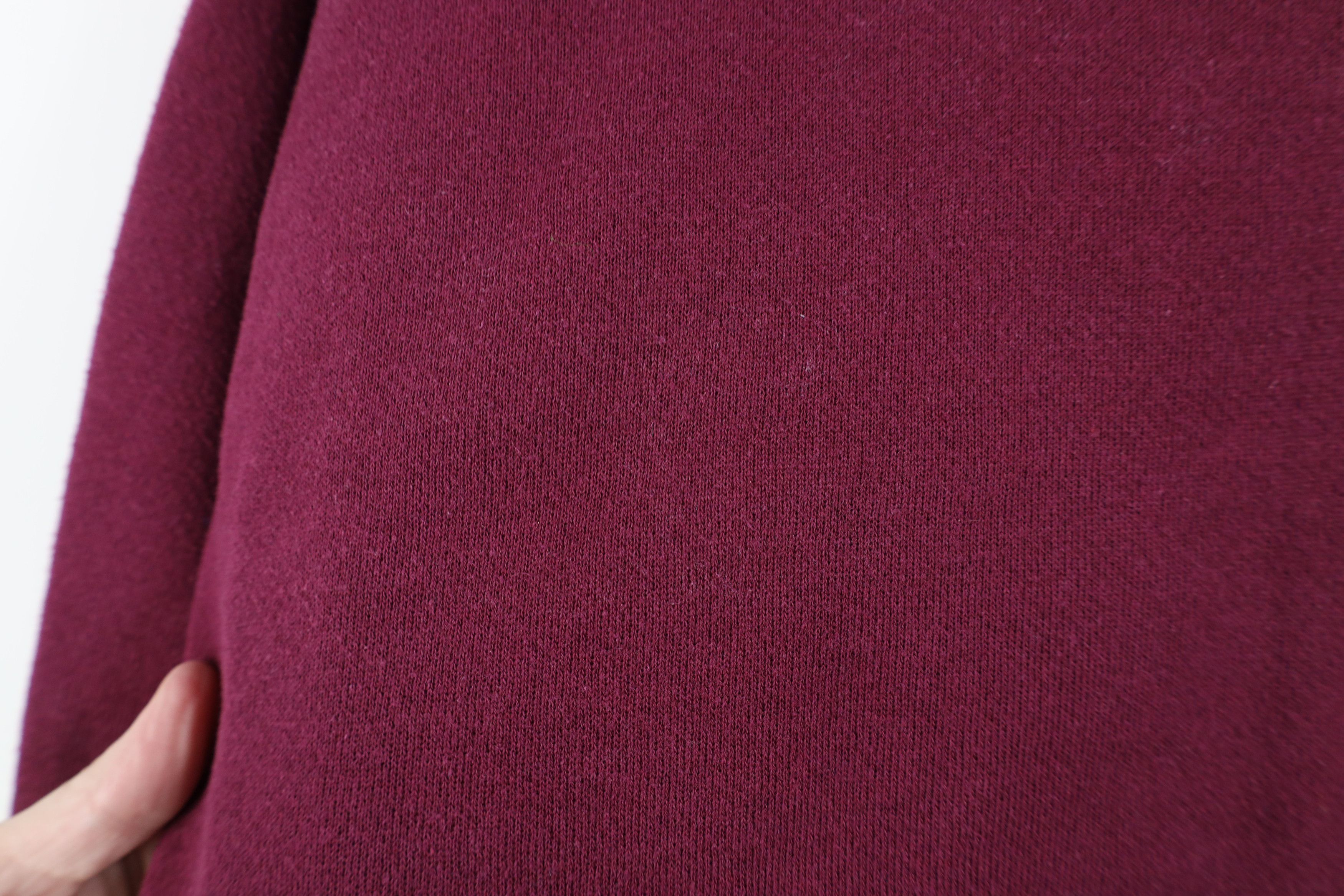 Vintage Vintage 90s Streetwear Blank Gusset Sweatshirt Maroon USA Size US M / EU 48-50 / 2 - 7 Thumbnail