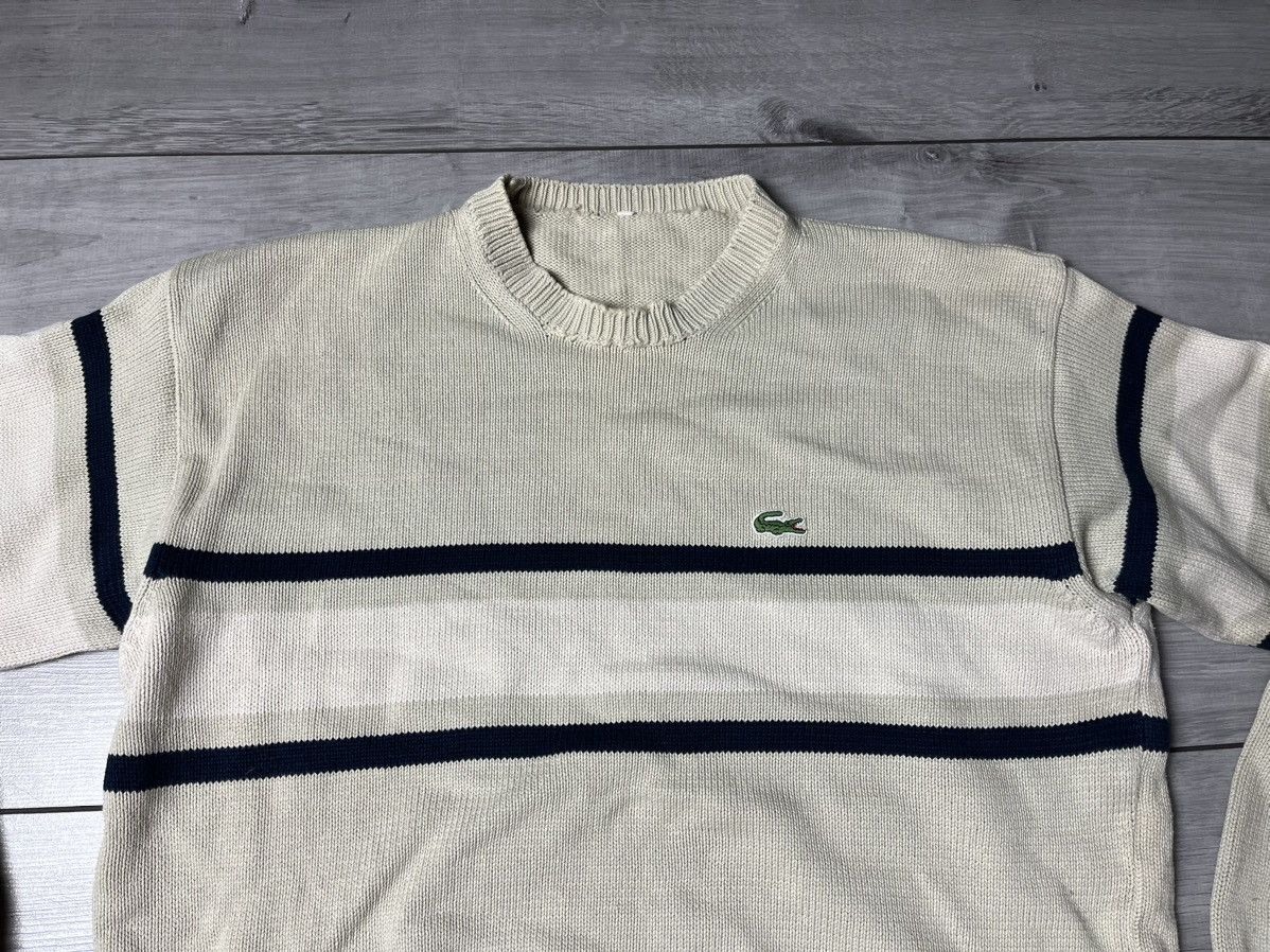 Lacoste Vintage Lacoste sweater knit size Large Size US L / EU 52-54 / 3 - 3 Thumbnail