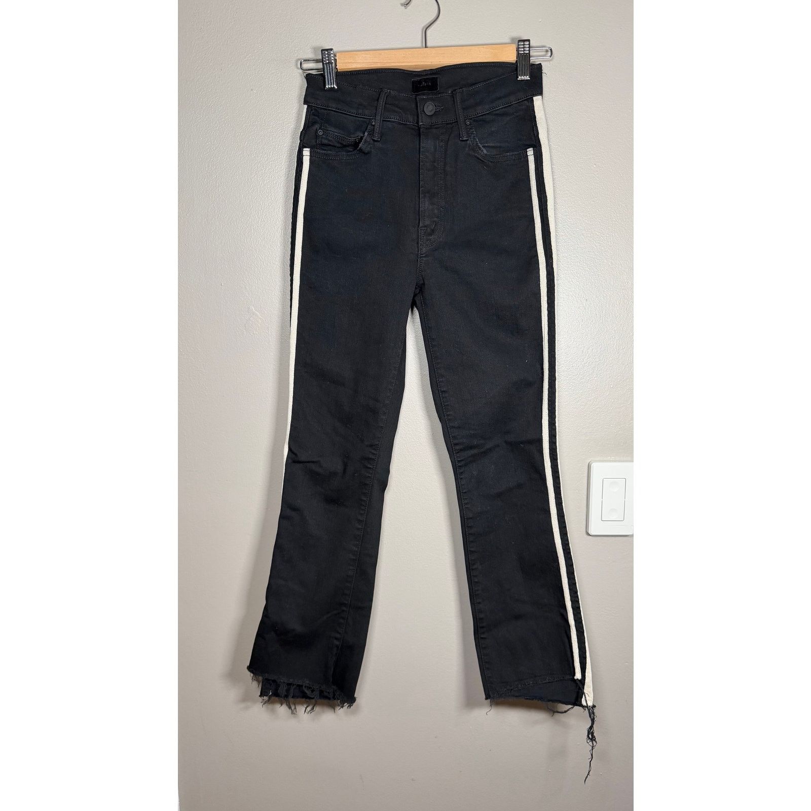 MOTHER Mother The Insider Crop Step Fray - Guilty Racer size 26 Size 26" / US 2 / IT 38 - 4 Thumbnail