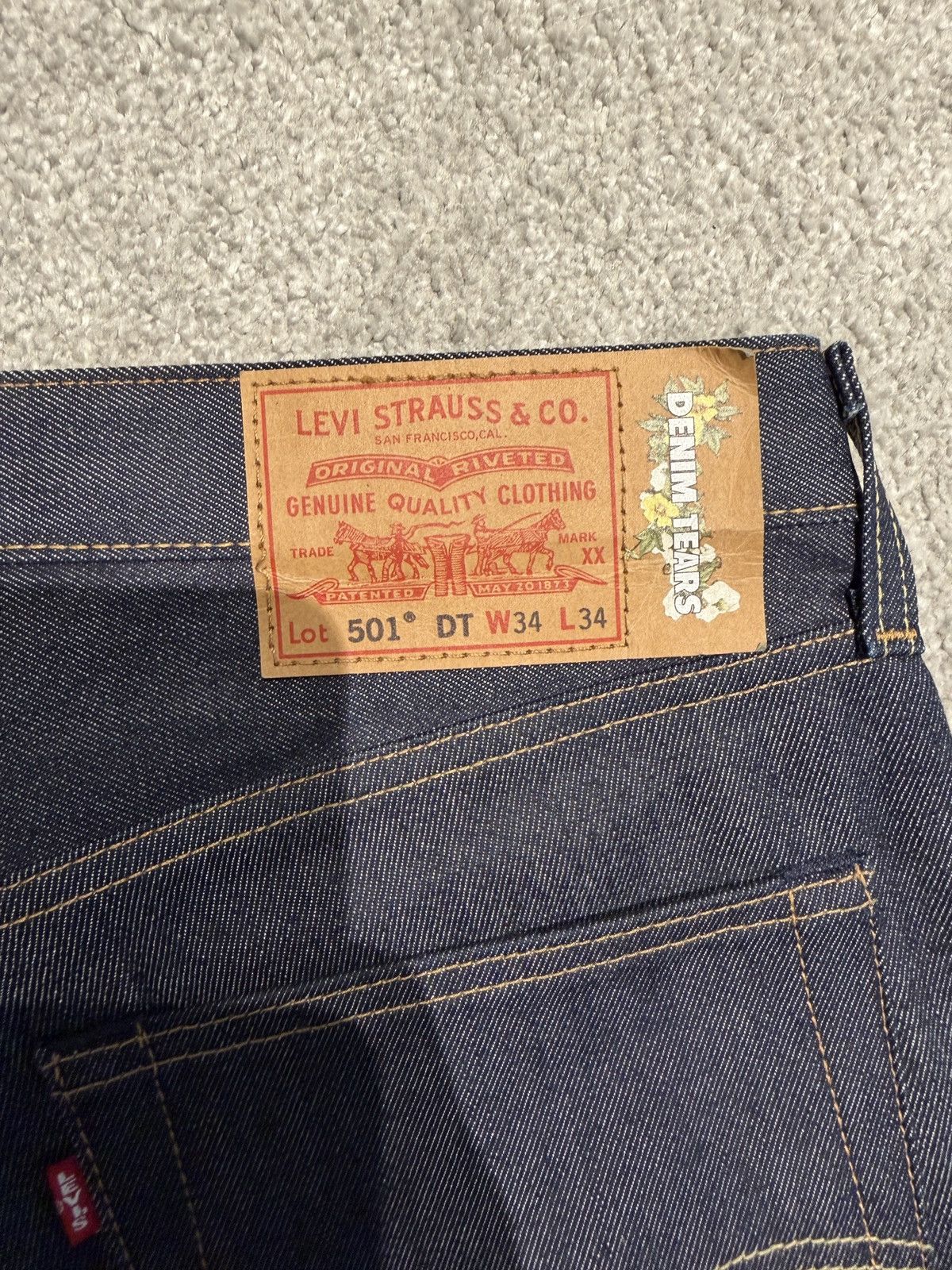 DENIM TEARS Denim Tears - rhinestone denim Size US 34 / EU 50 - 3 Thumbnail