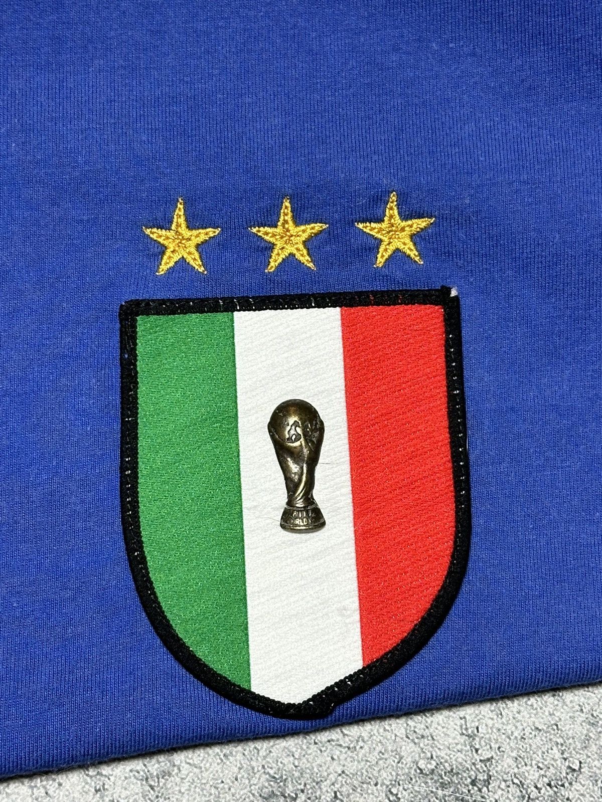Adidas Vintage 90s Adidas Football World Cup France 98 Italy Shirt Size US L / EU 52-54 / 3 - 7 Thumbnail