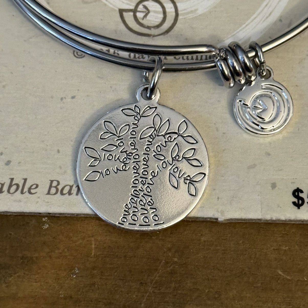 Other Love This Life Family Tree expandable charm bangle bracelet Size ONE SIZE - 3 Thumbnail