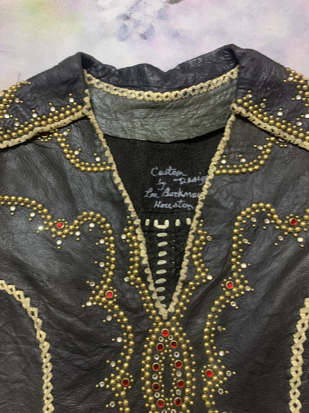 KMRii × Leather Custom Buckman Houston Studed Leather Swarovski Size US S / EU 44-46 / 1 - 12 Thumbnail